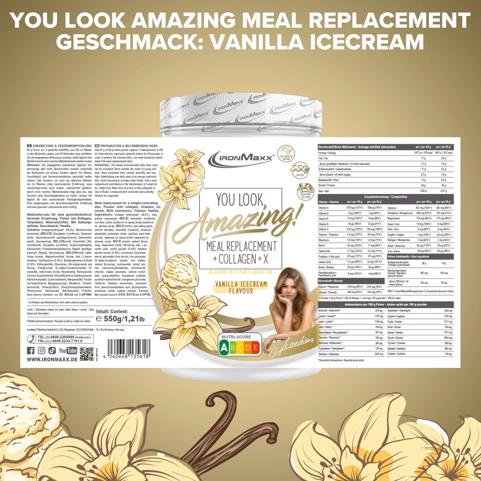 Amazing Food Mahlzeitenersatz (550G)