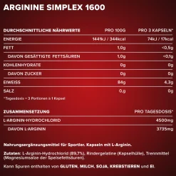 Arginin Simplex 1600
