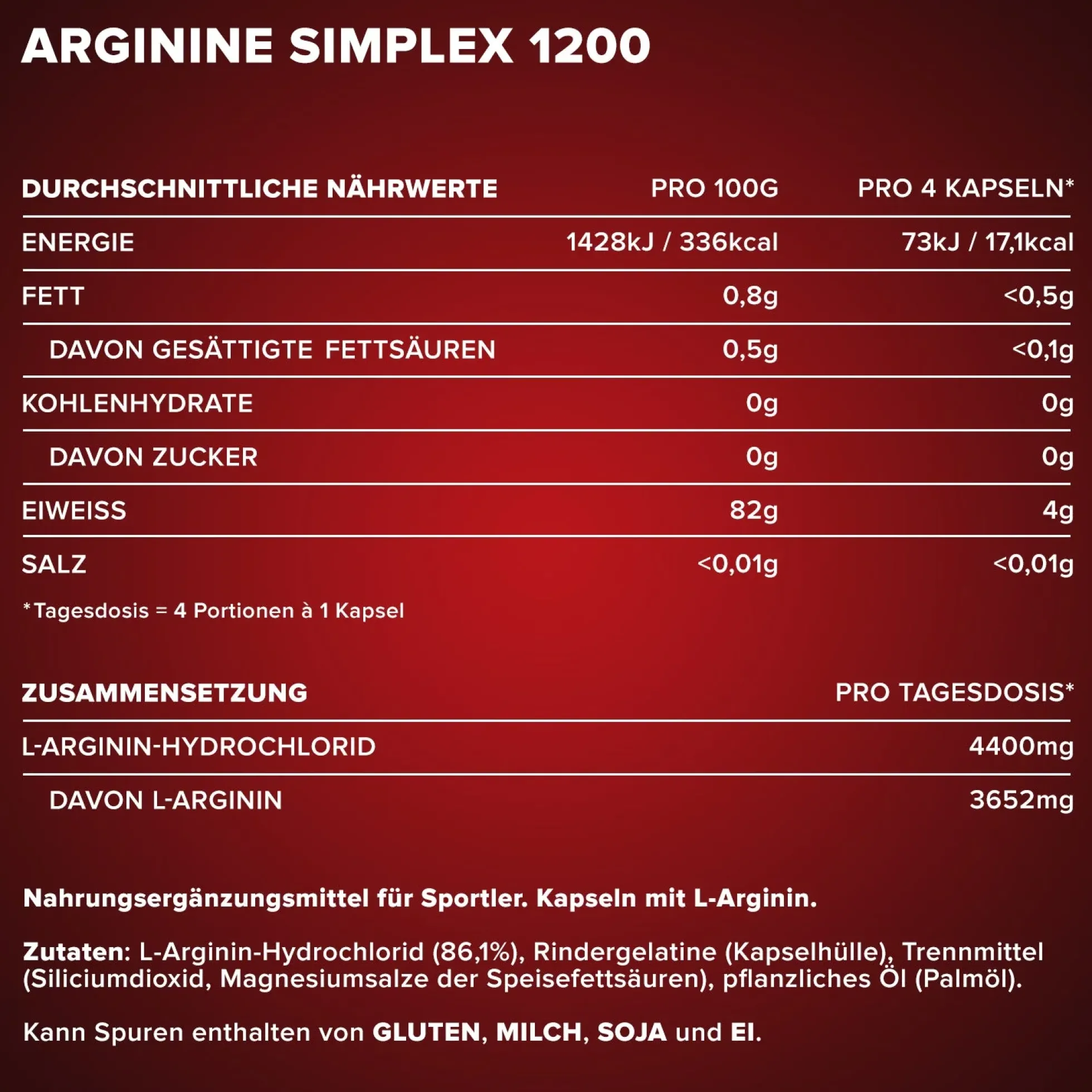 Arginin Simplex 1200