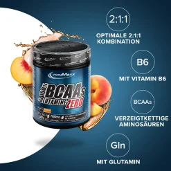 100% BCAAs + Glutamine Zero (500g)