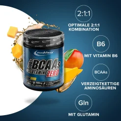 100% BCAAs + Glutamine Zero (500g)