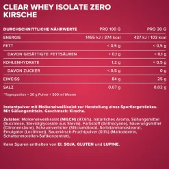 Clear Whey Isolate ZERO (400g)