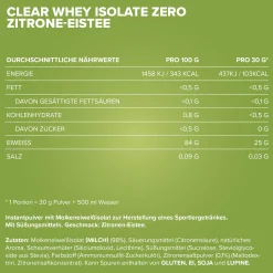 Clear Whey Isolate ZERO (400g)