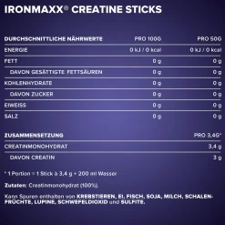 Creatine Monohydrate Sticks (30x3,4g)