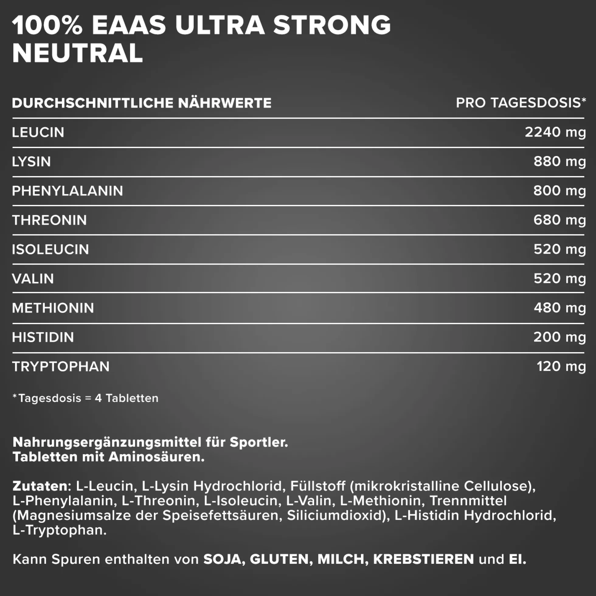 100% EAAs Ultra Strong