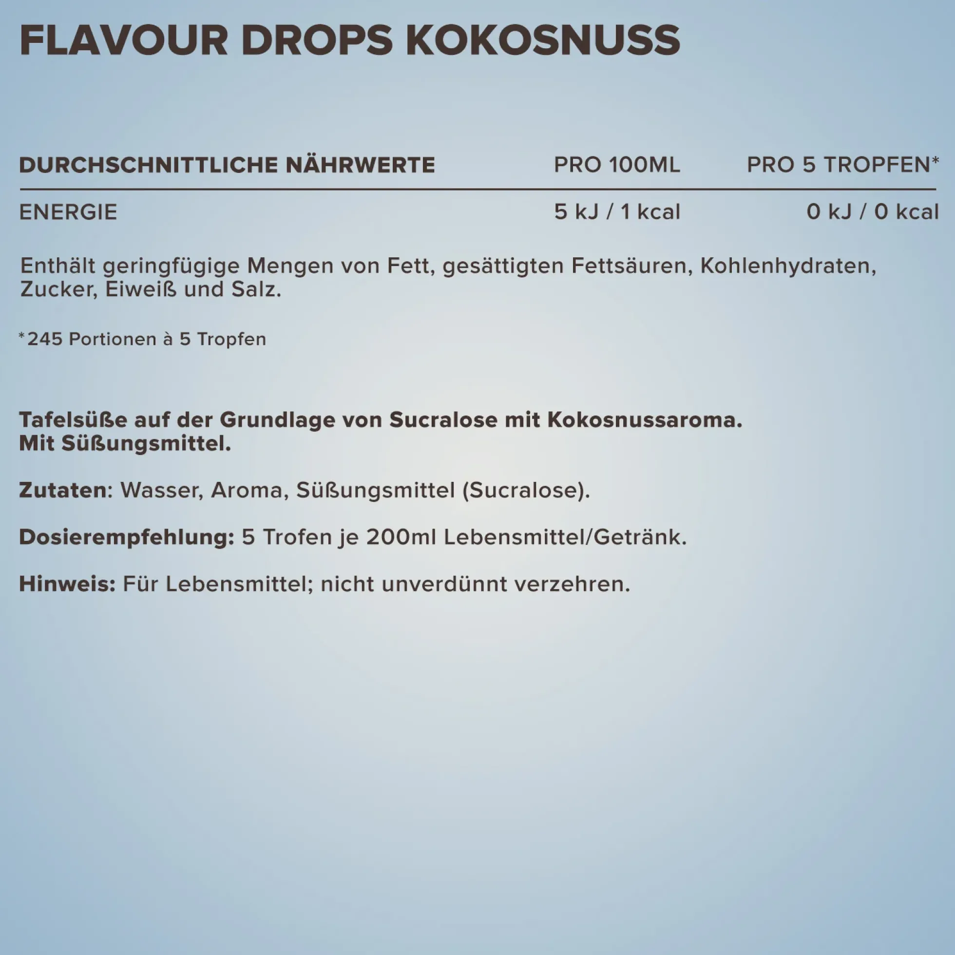 Flavour Drops (50ml)