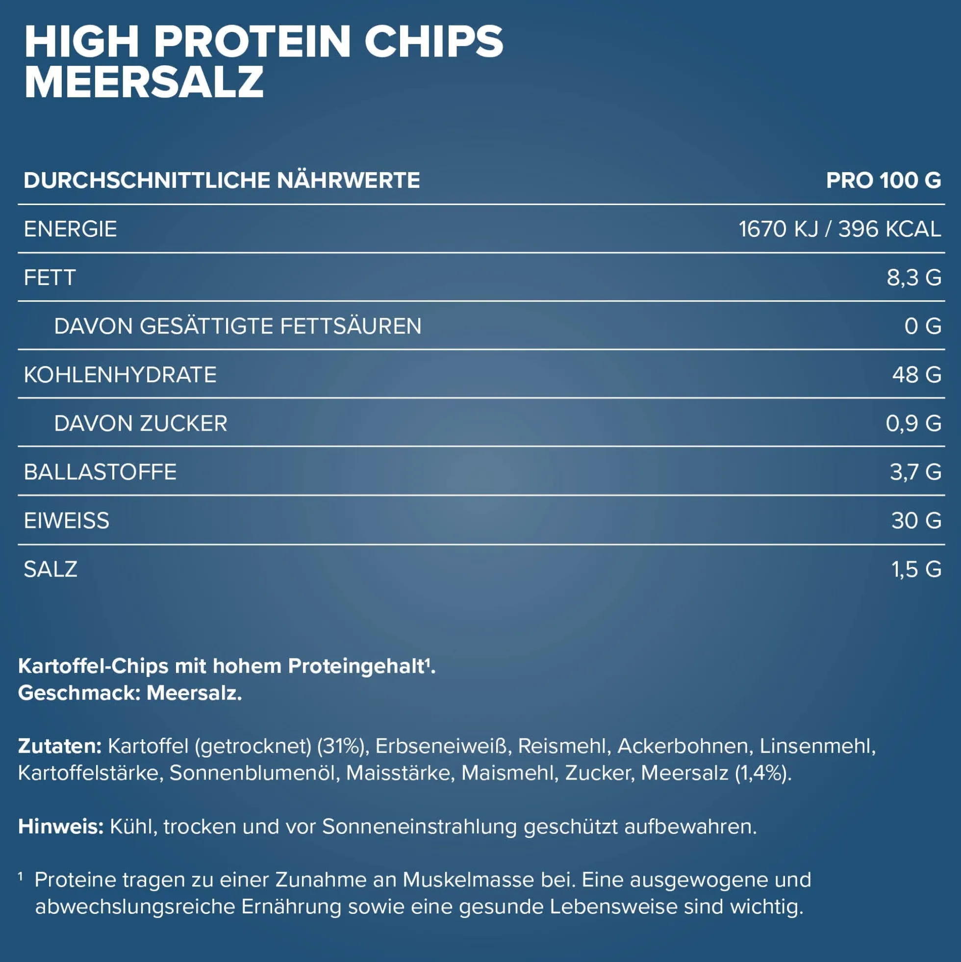 High Protein Potato Chips (60g)