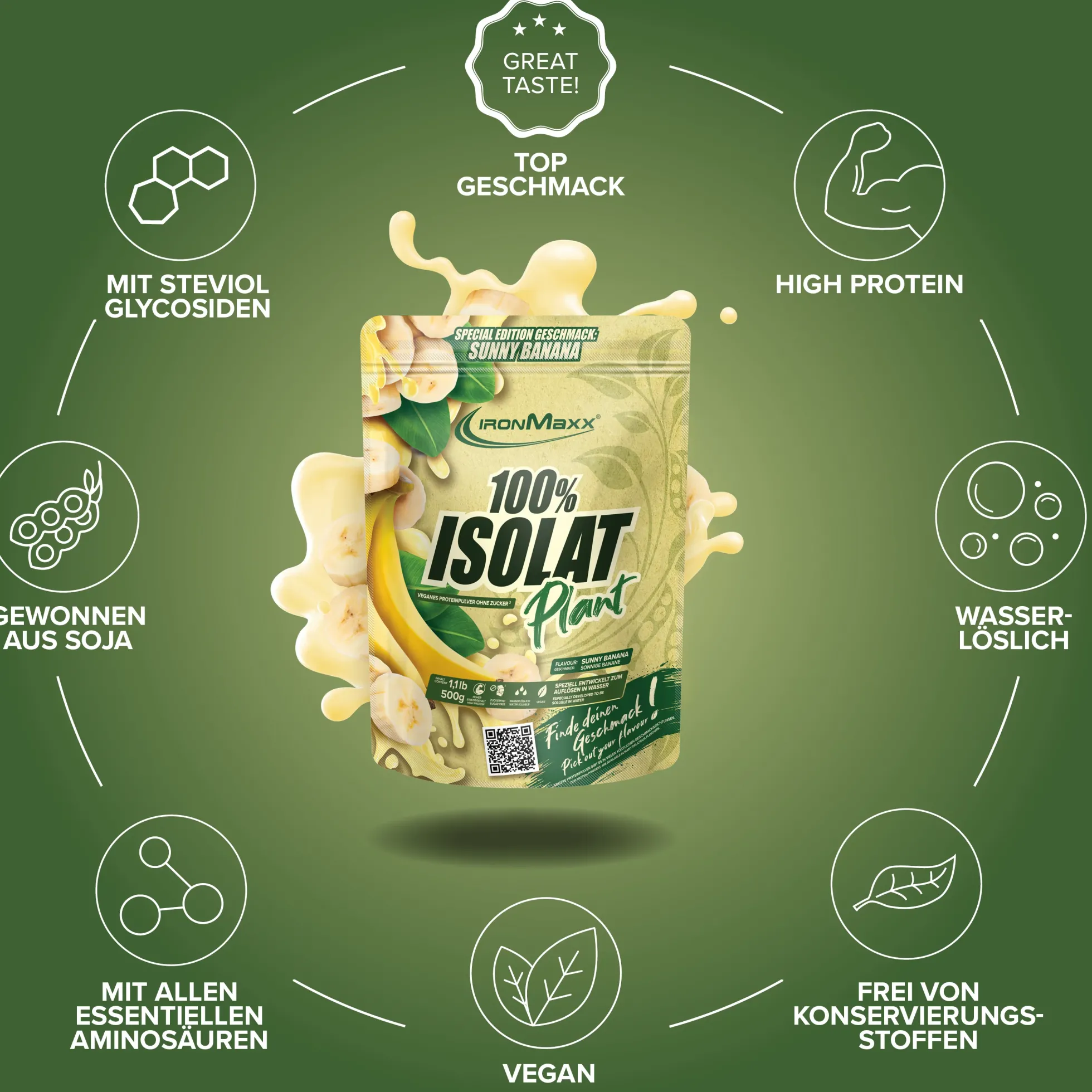 100% Isolat Plant (500g)