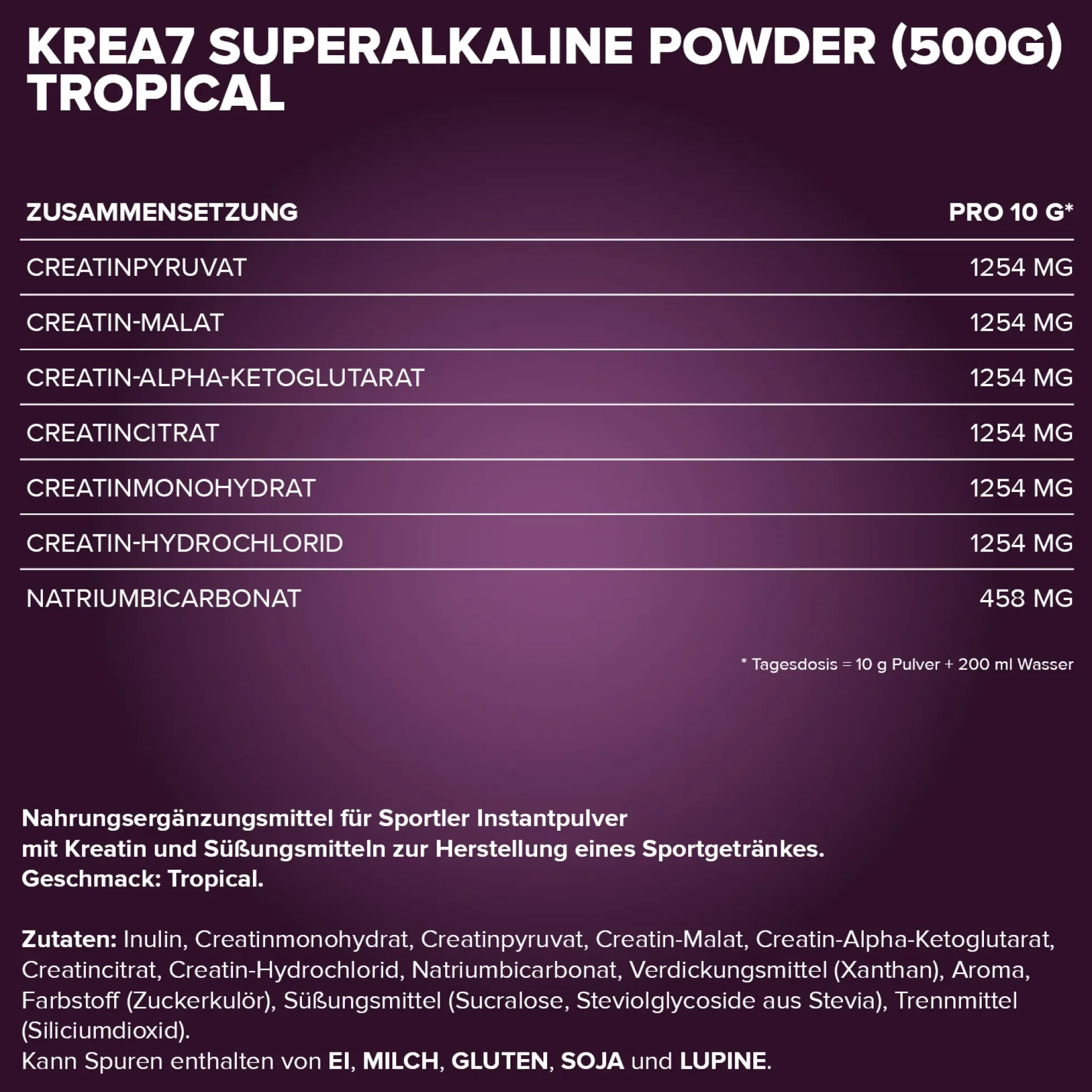 Krea7 Superalkaline Powder (500g)