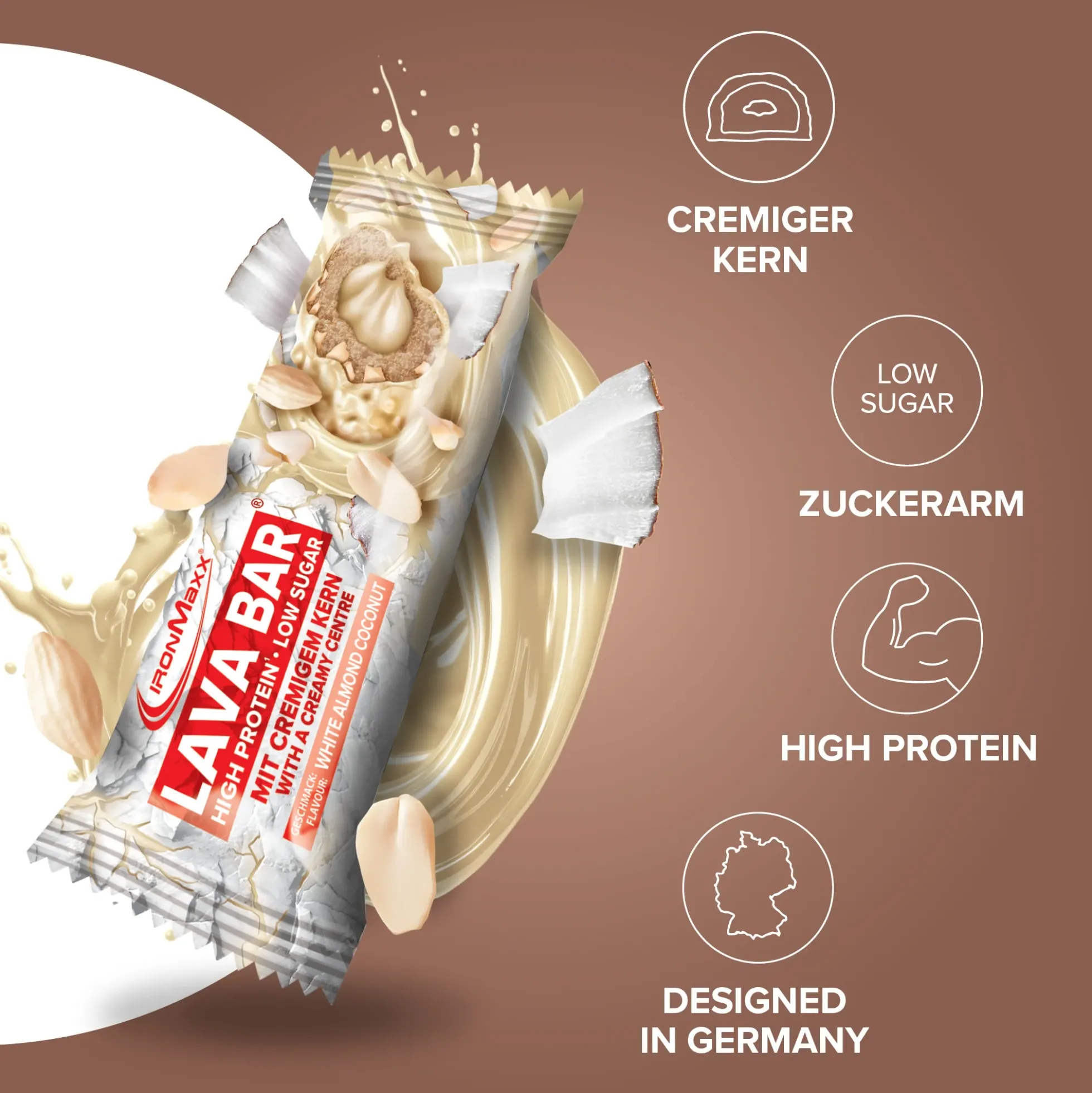 Lava Bar Protein Riegel (18x40g)