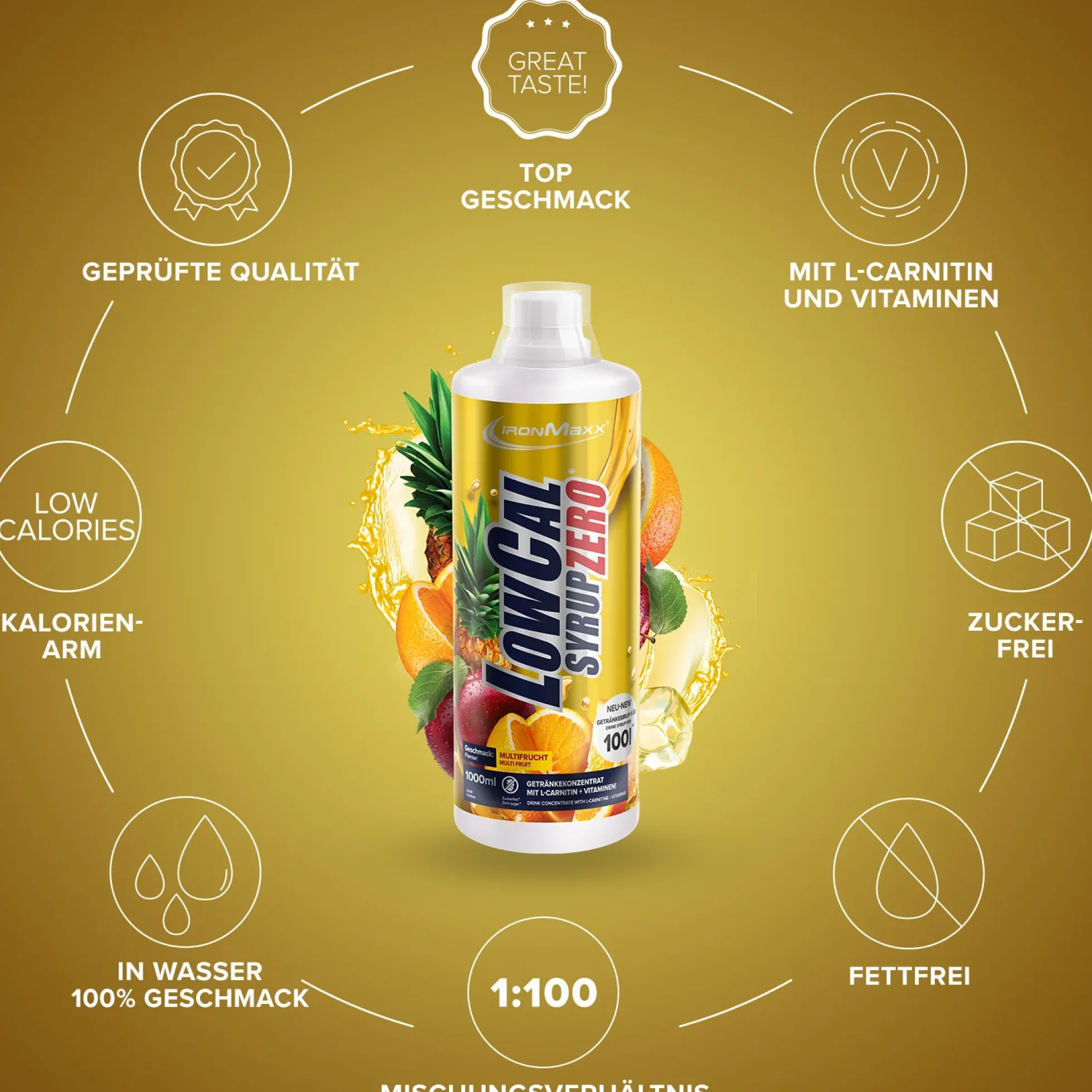 LowCal Syrup Zero (1000ml)