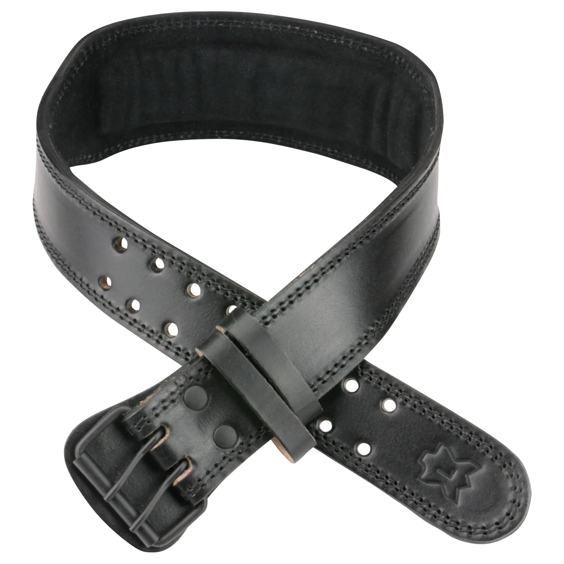 Premium Lifting Belt Black Leather