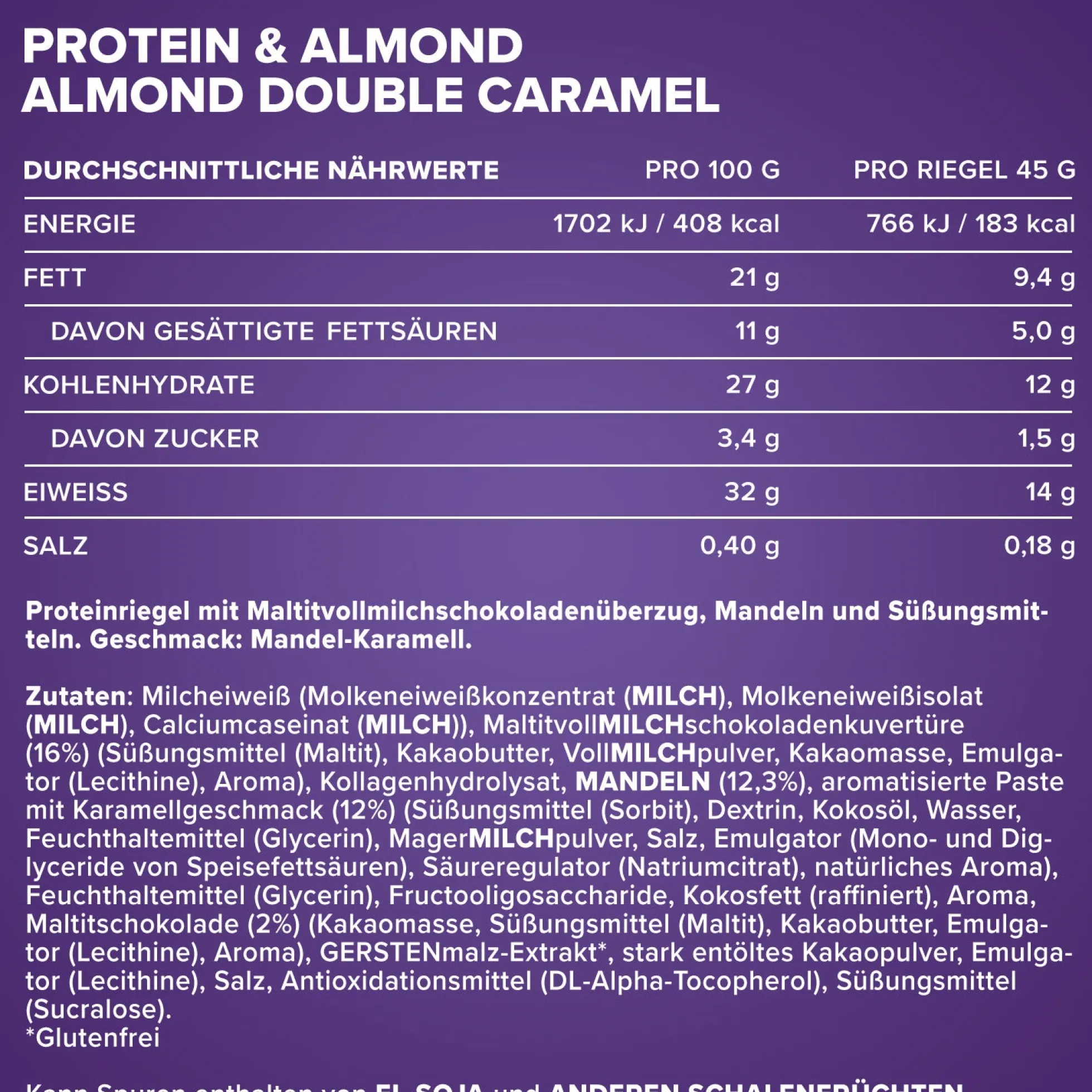 Protein & Almond (24x45g)