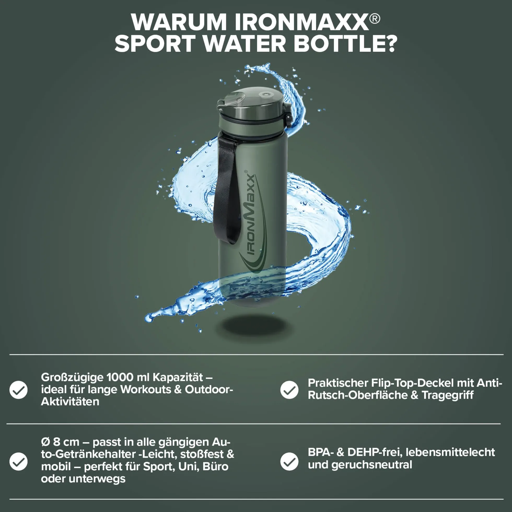 Sport Water Bottle (1000ml)