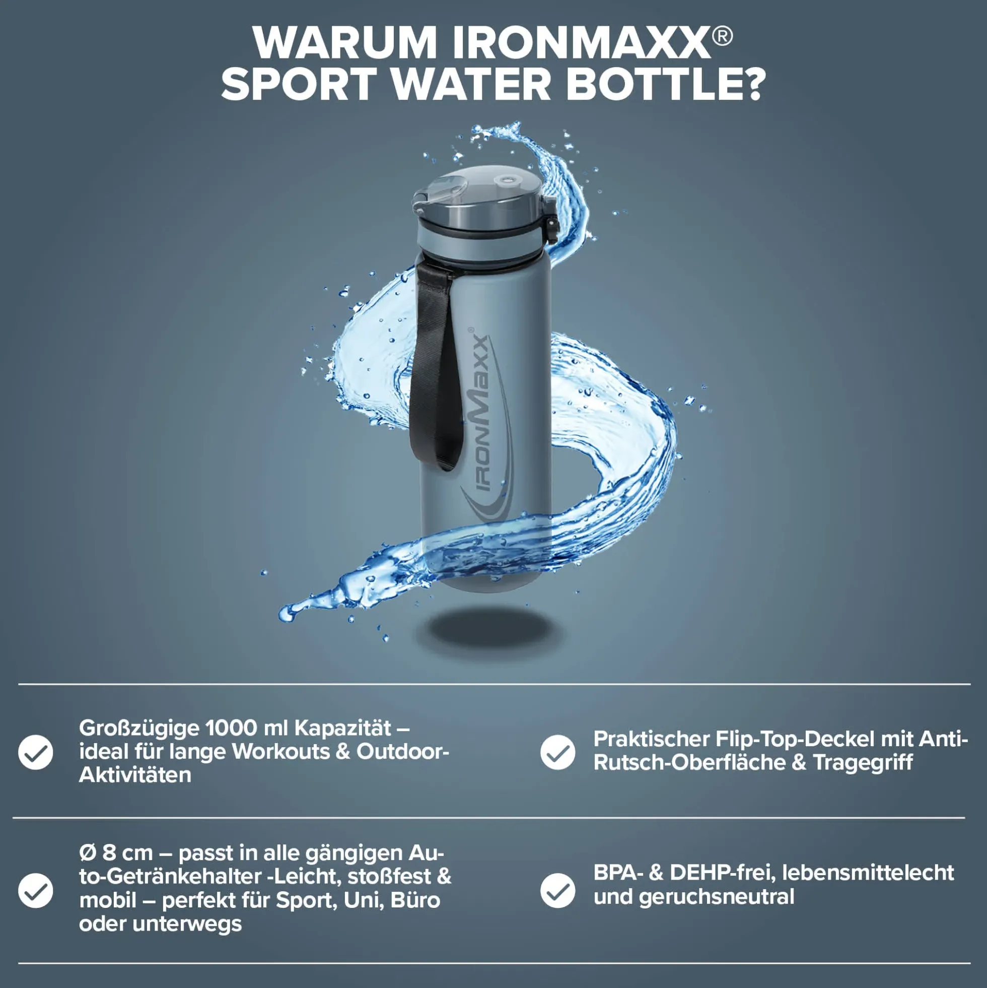 Sport Water Bottle (1000ml)
