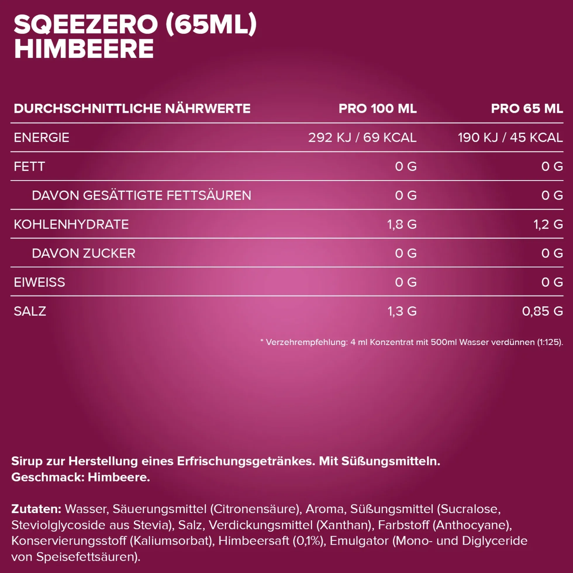 SqueeZero (65ml)