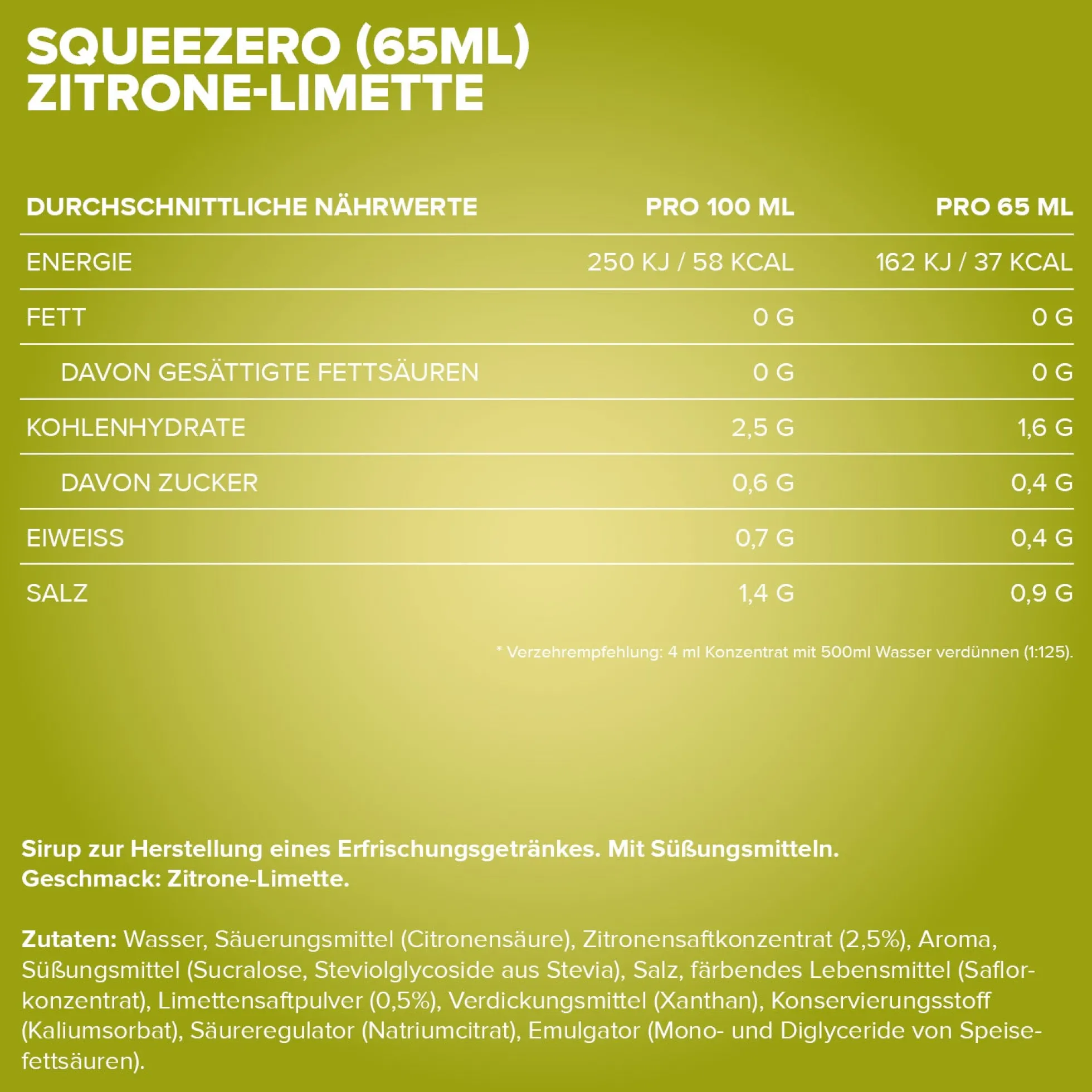 SqueeZero (65ml)