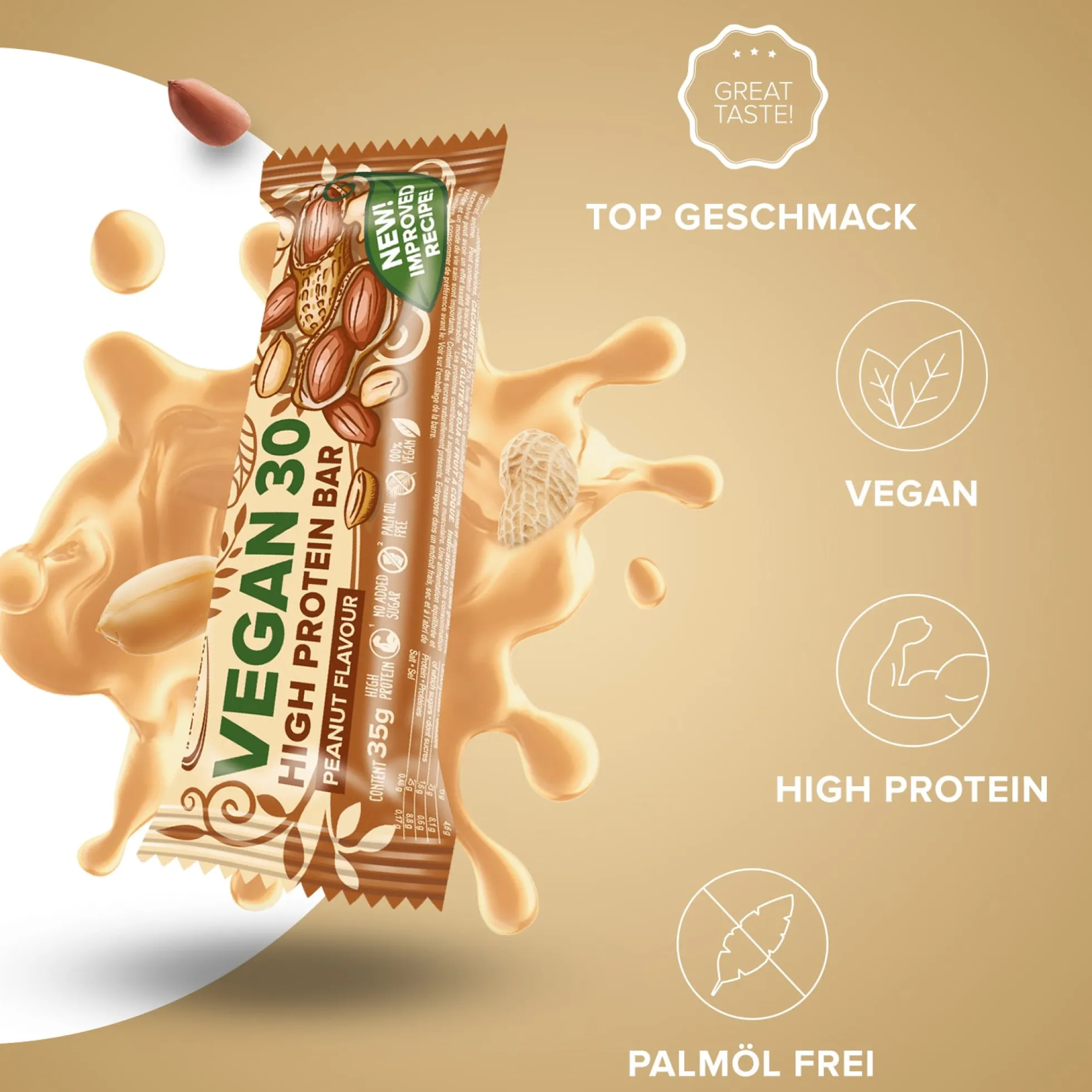 Vegan 30 Protein Riegel (35g)