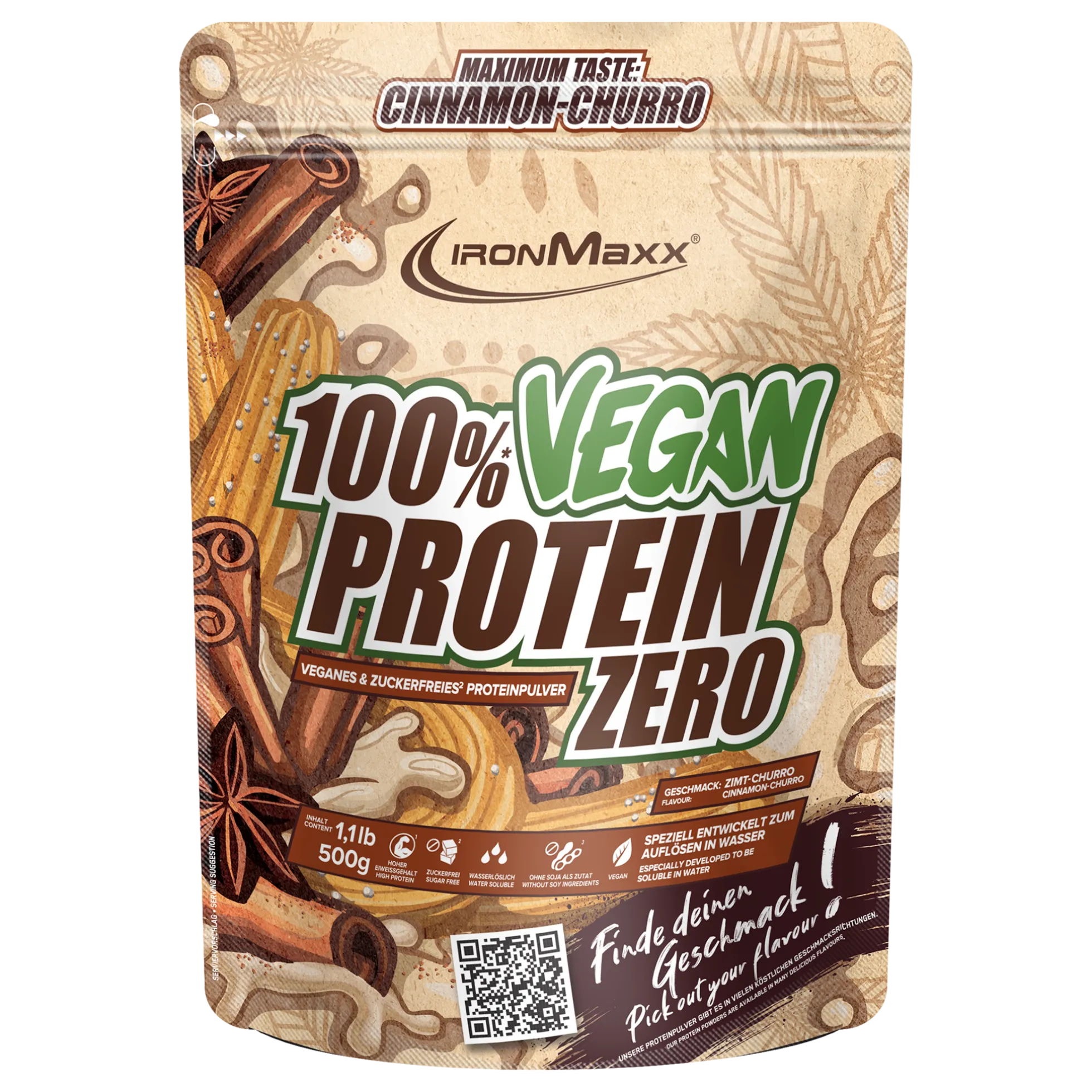 100% Vegan Protein Zero (500g)