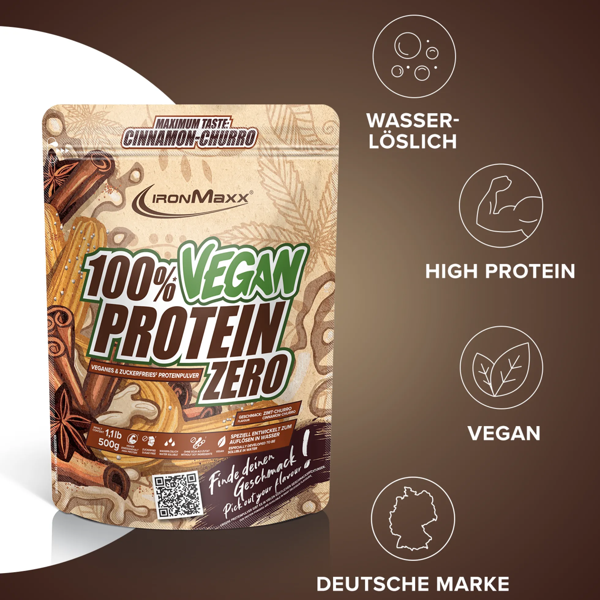 100% Vegan Protein Zero (500g)
