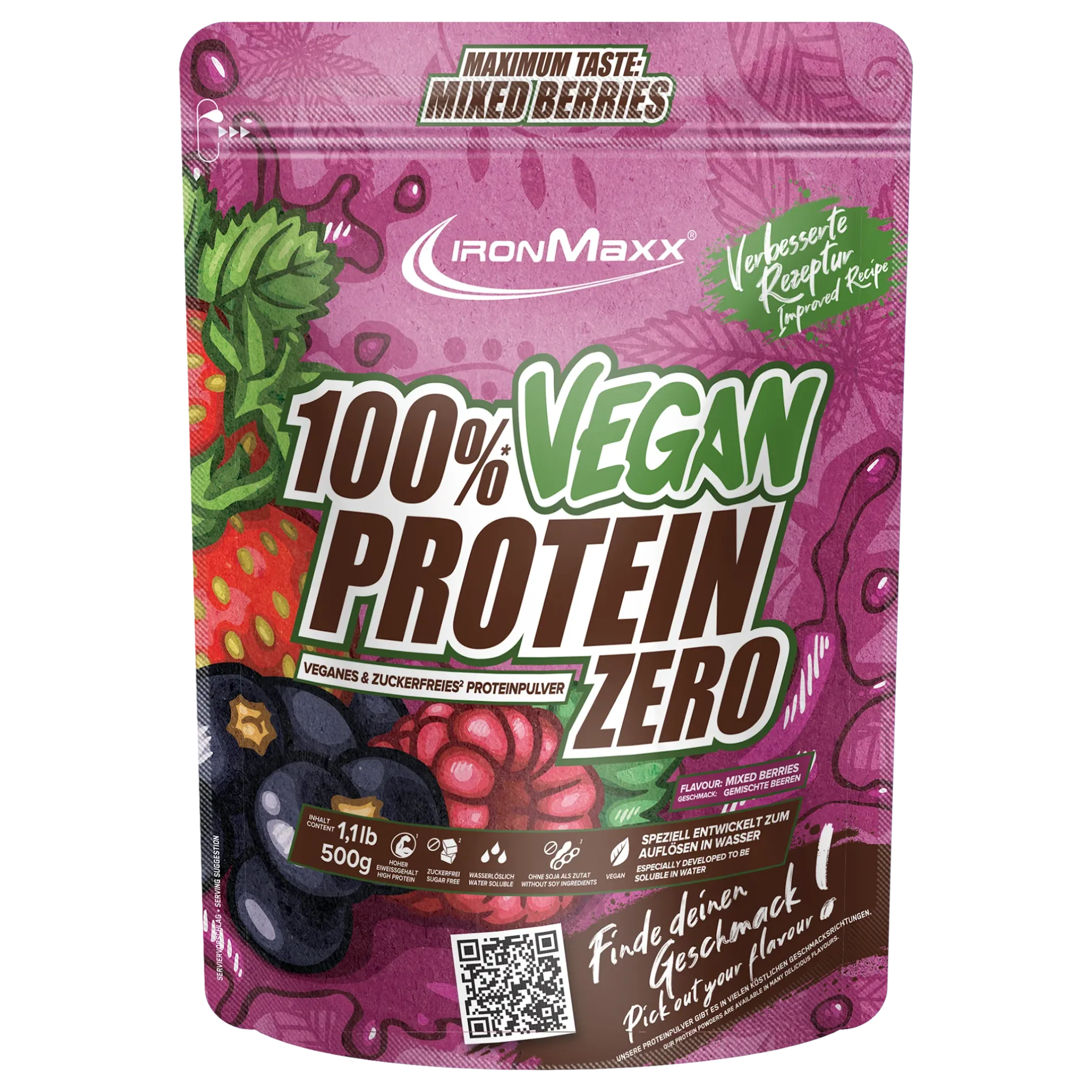 100% Vegan Protein Zero (500g)