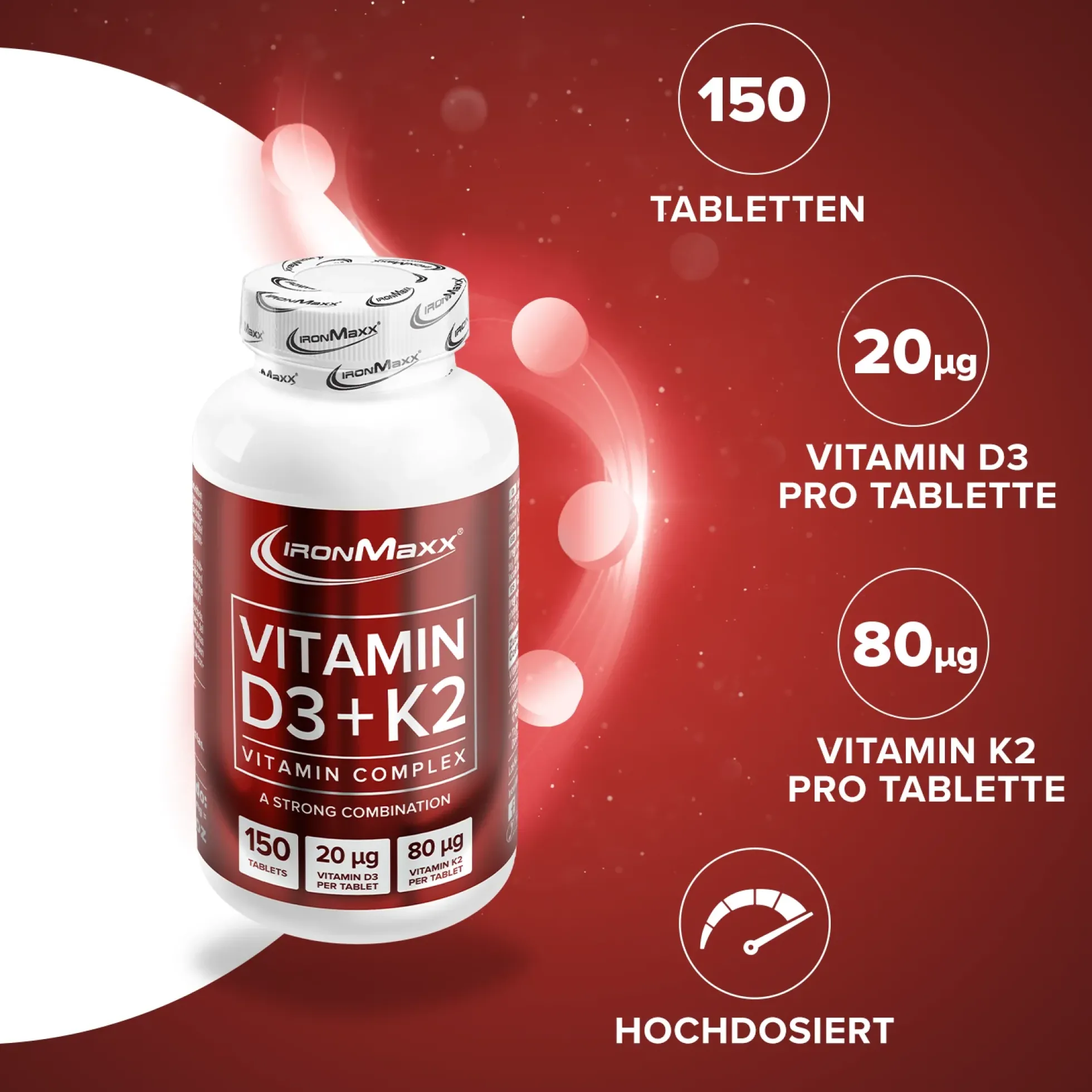 Vitamin D3 + K2