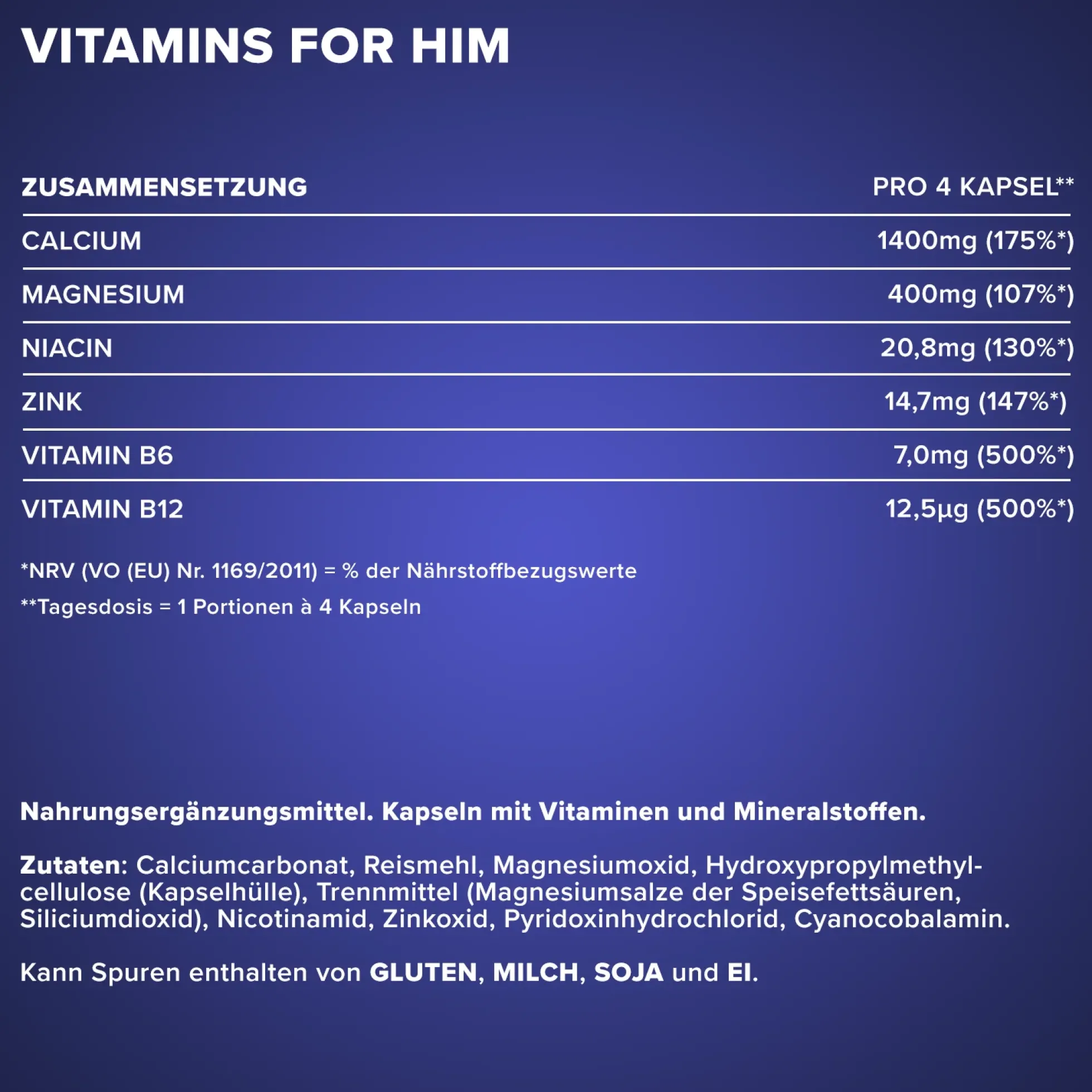 Vitamins For Him