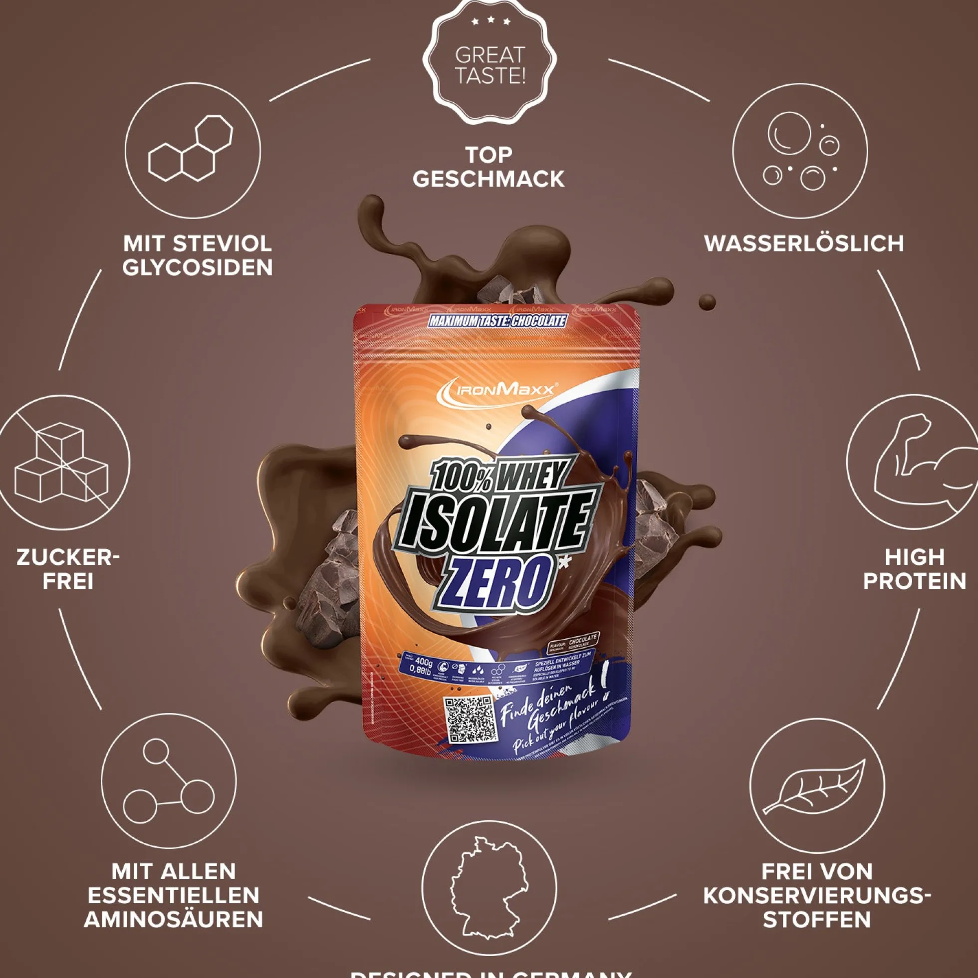 100% Whey Isolate ZERO (400g)
