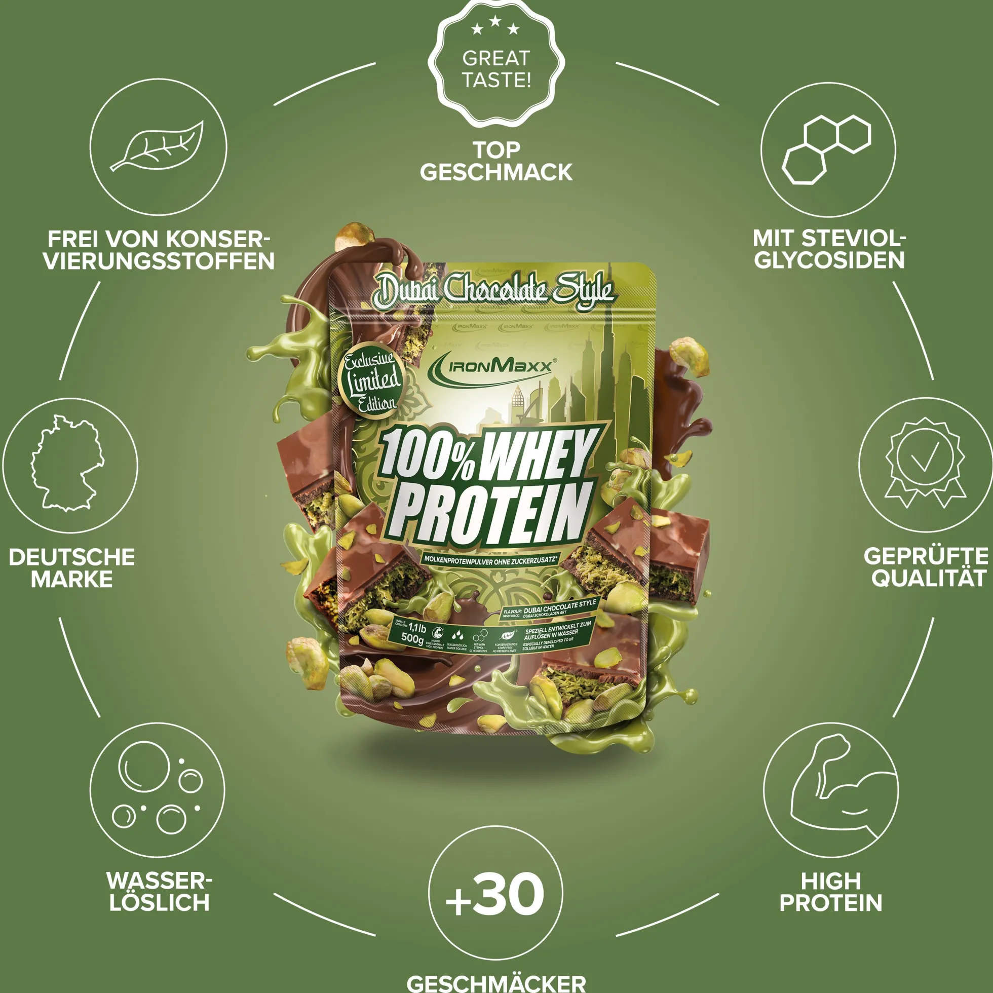 100% Whey Protein (500g)