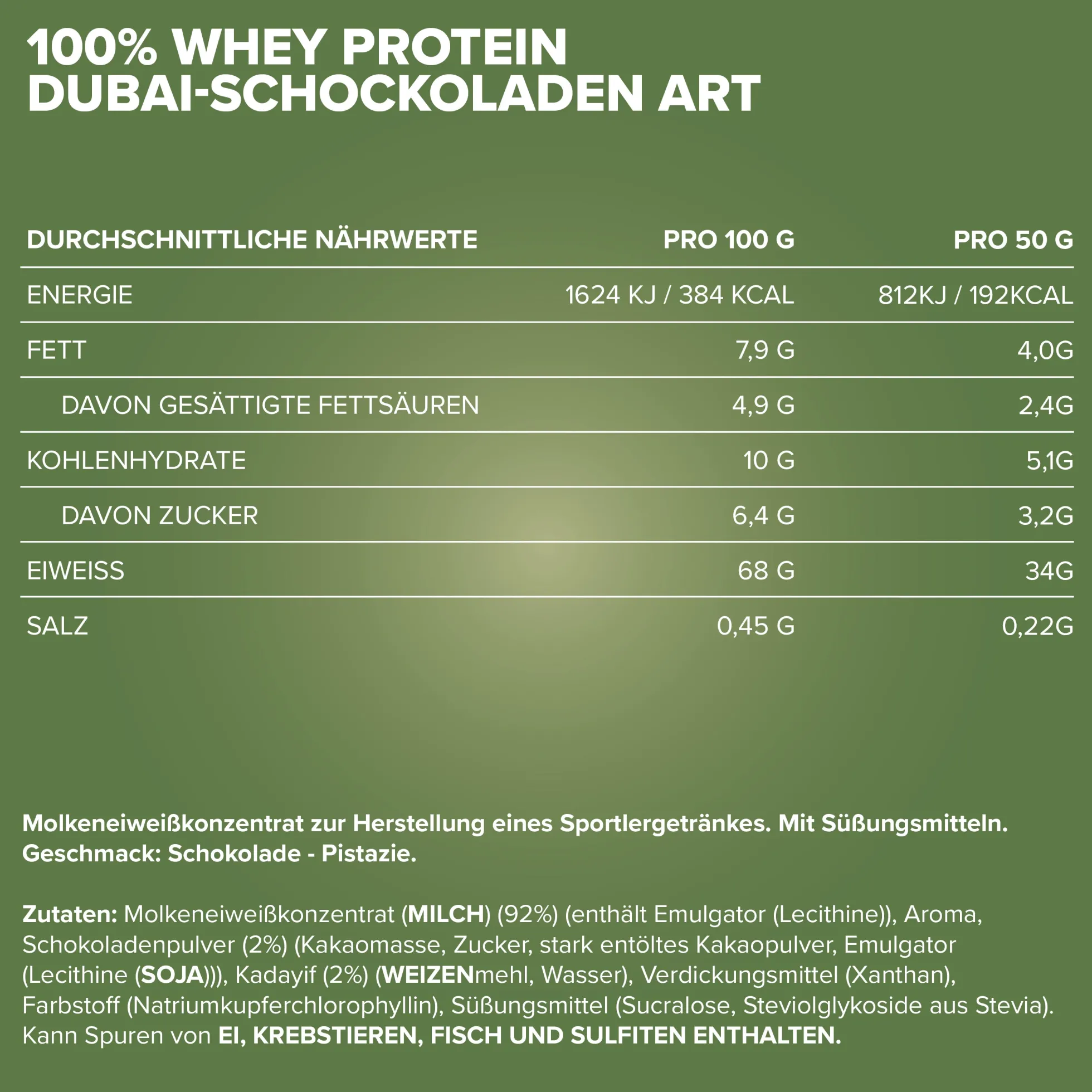 100% Whey Protein (500g)