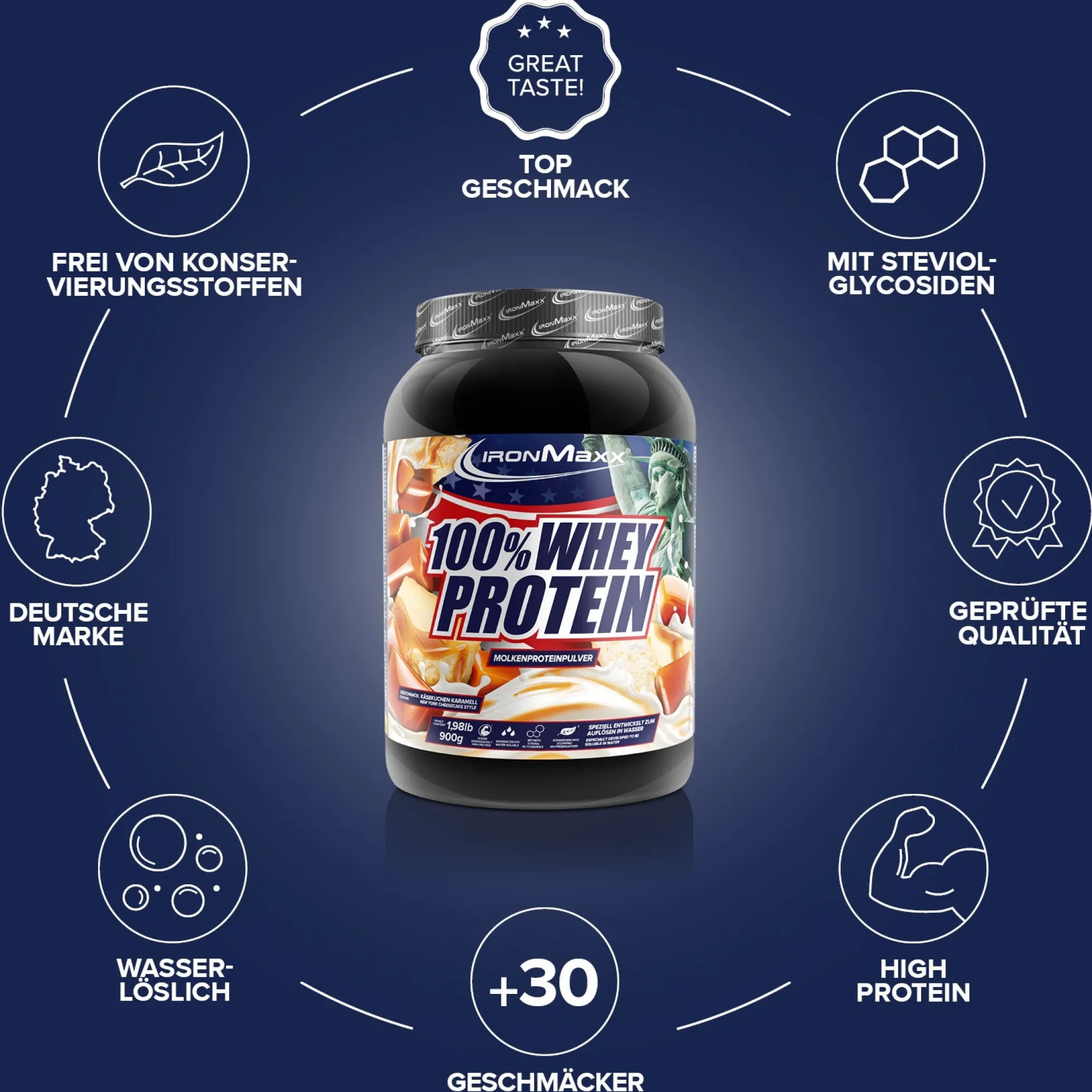 100% Whey Protein (900g)