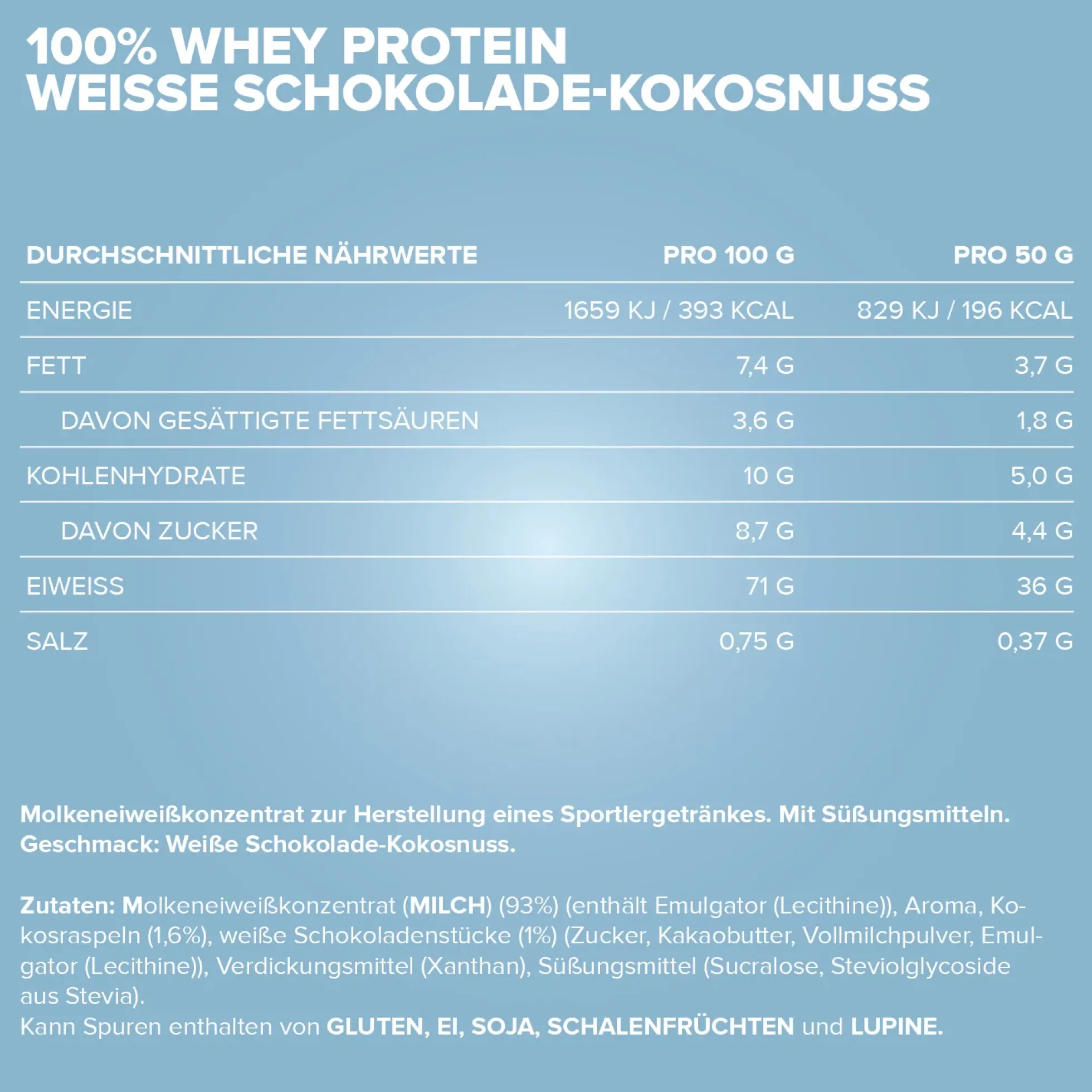 100% Whey Protein (900g)