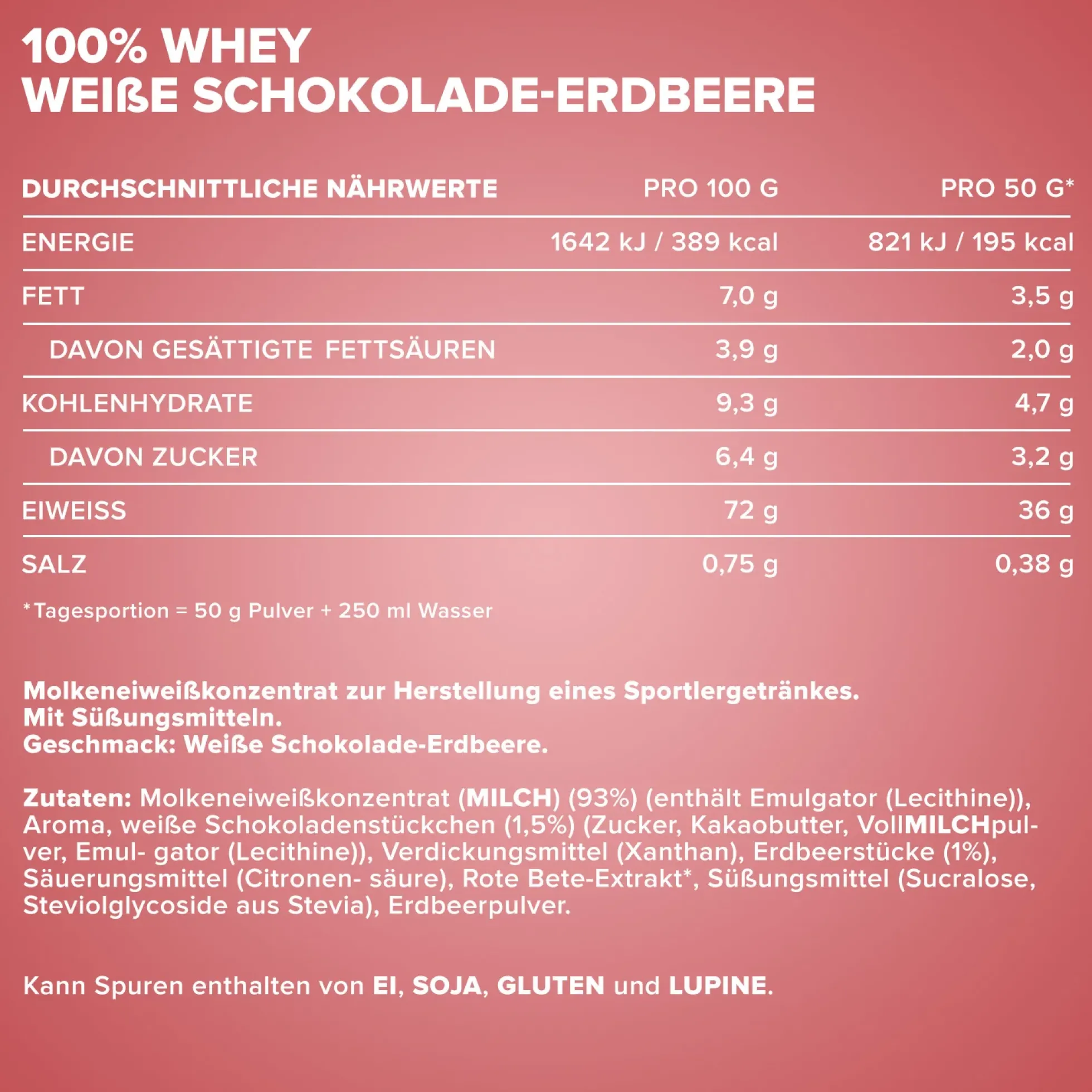 100% Whey Protein (500g)