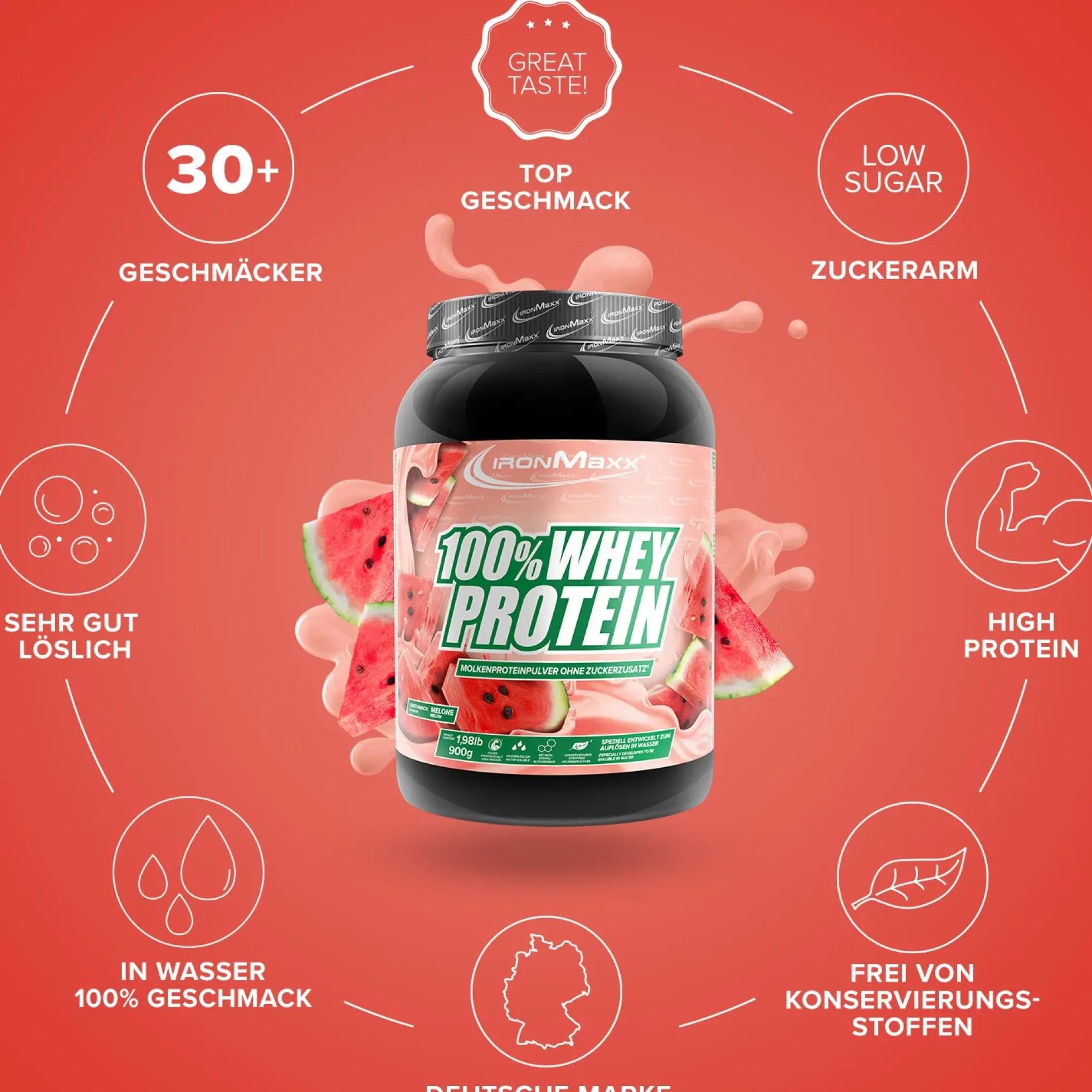 100% Whey Protein (900g)
