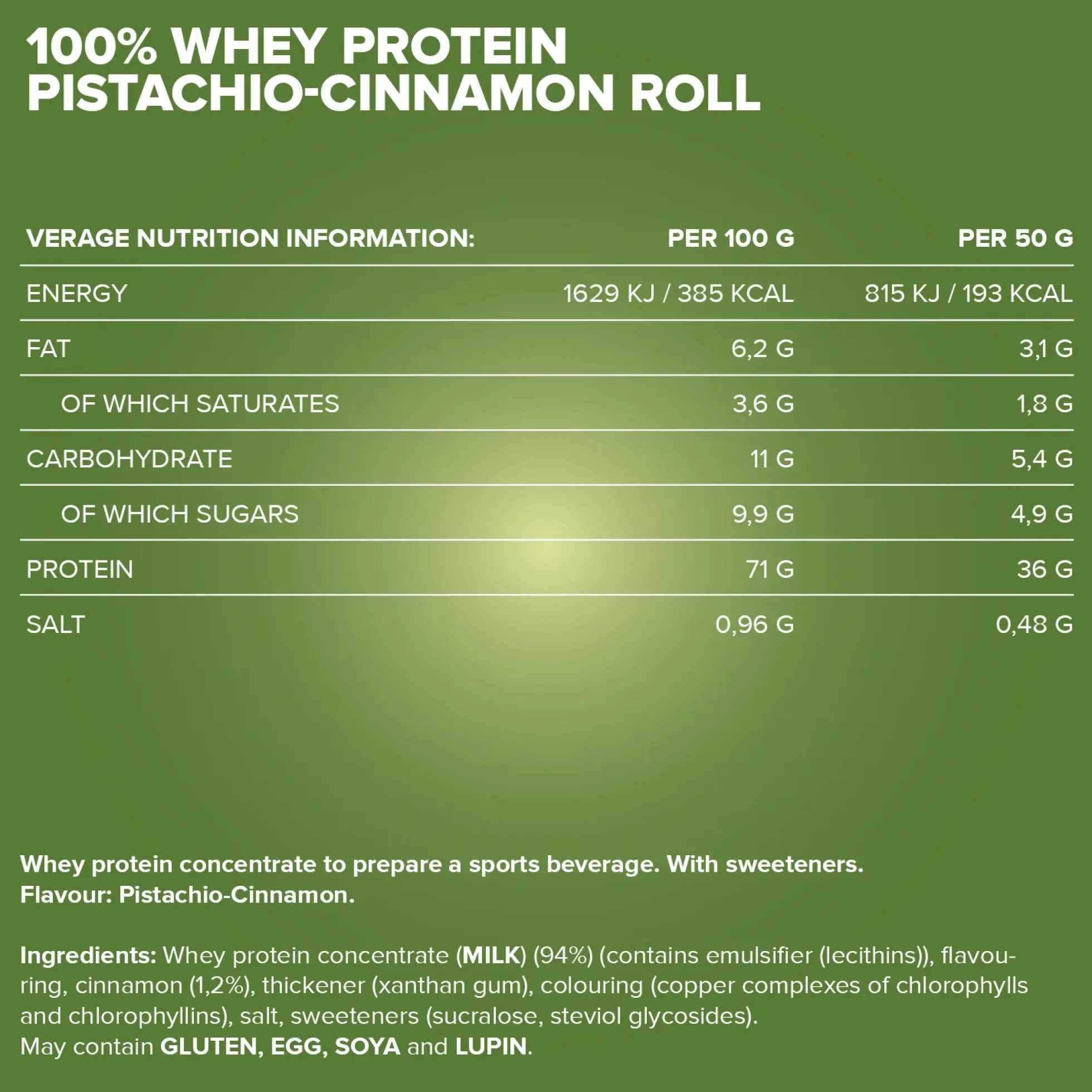 100% Whey Protein (500g)