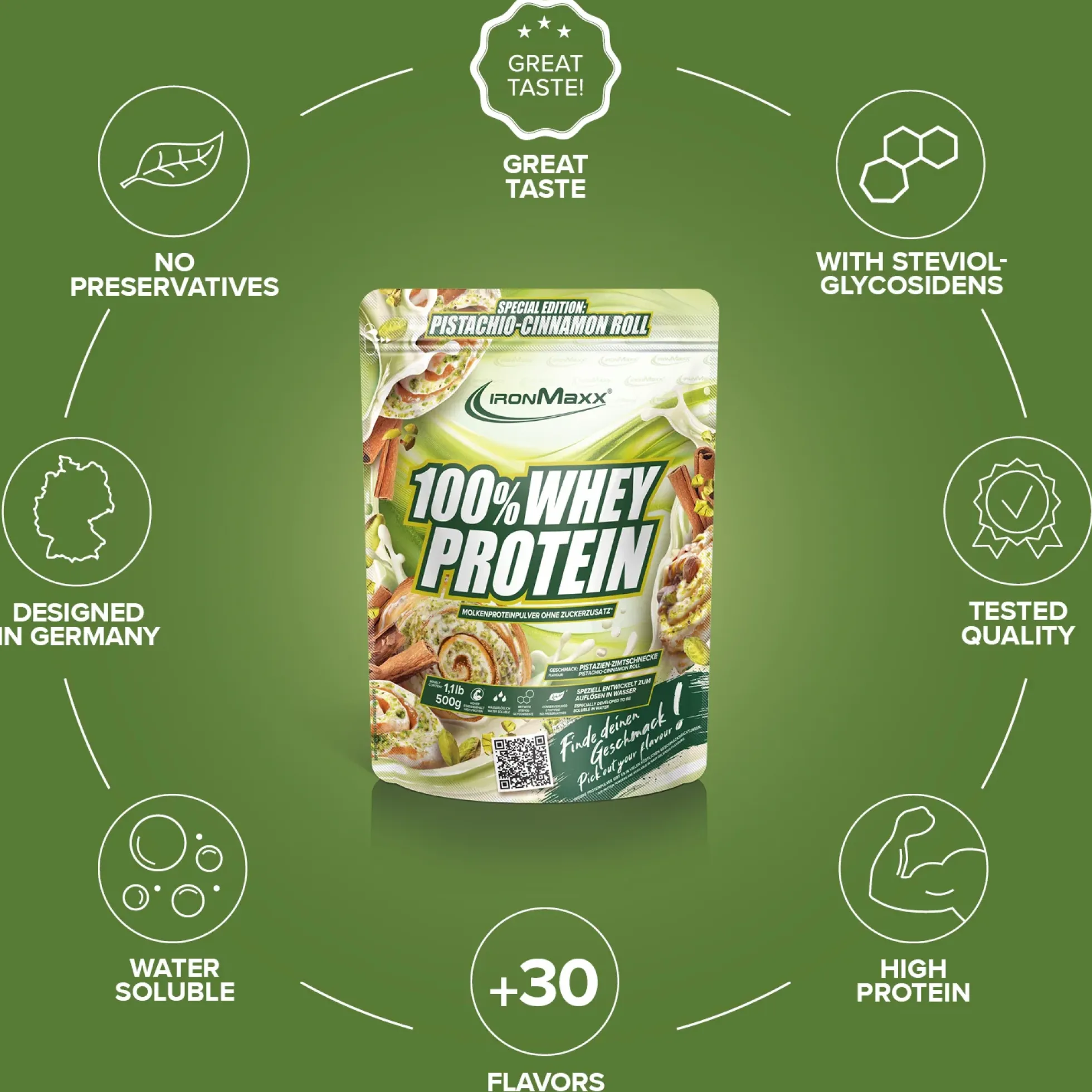 100% Whey Protein (500g)