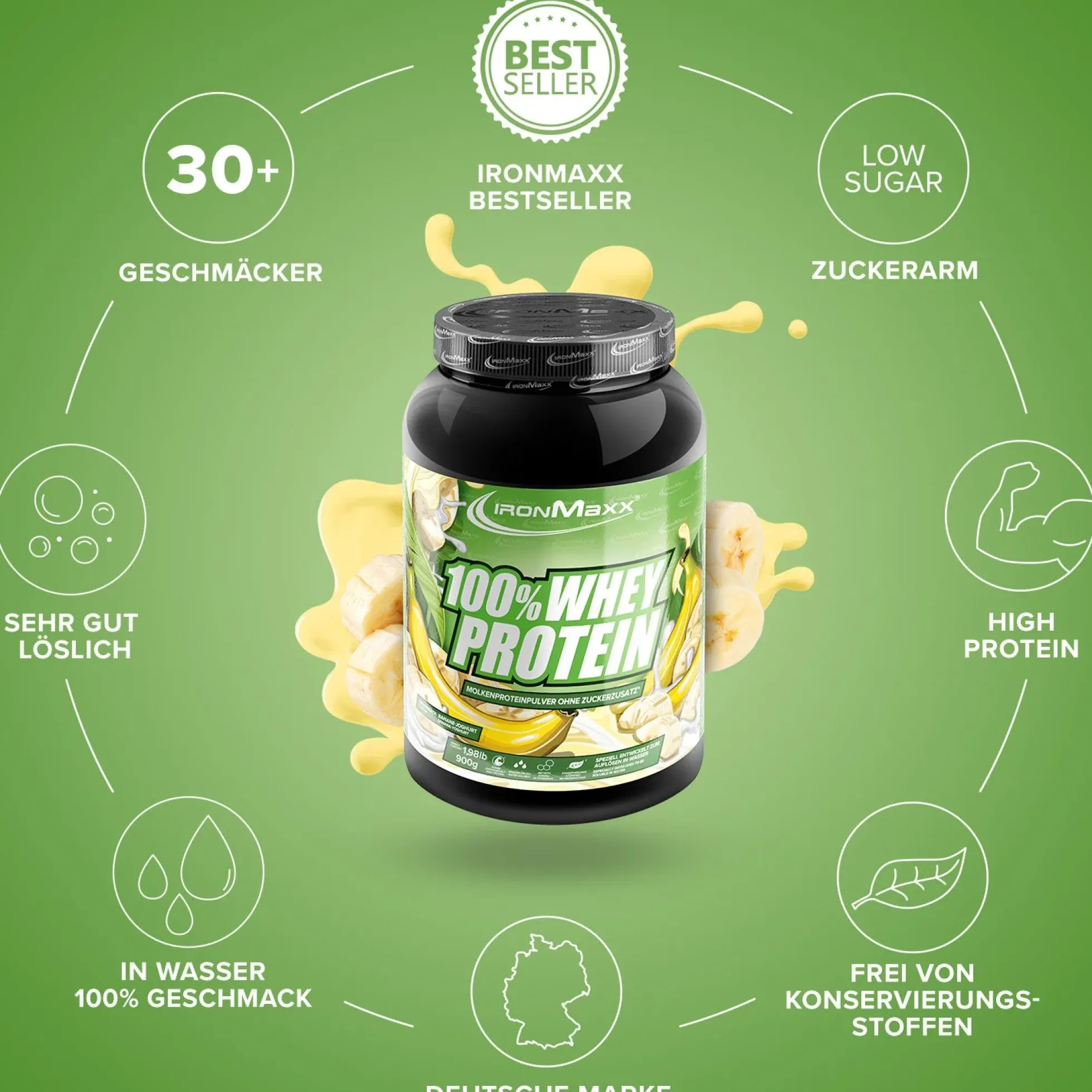 100% Whey Protein (900g)