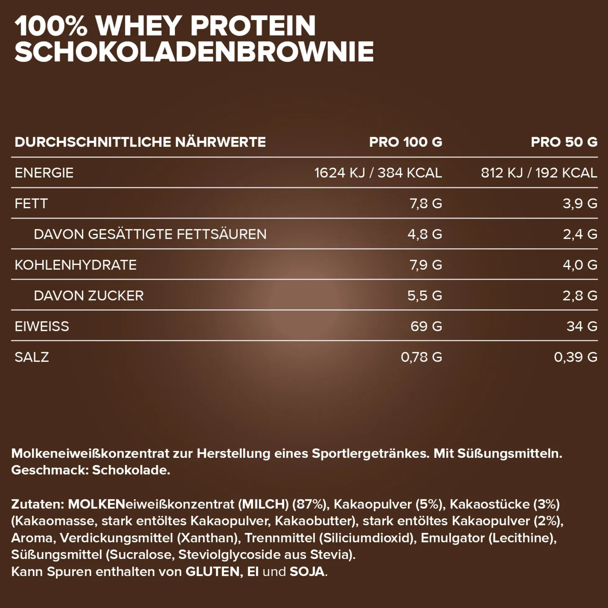 100% Whey Protein (500g)
