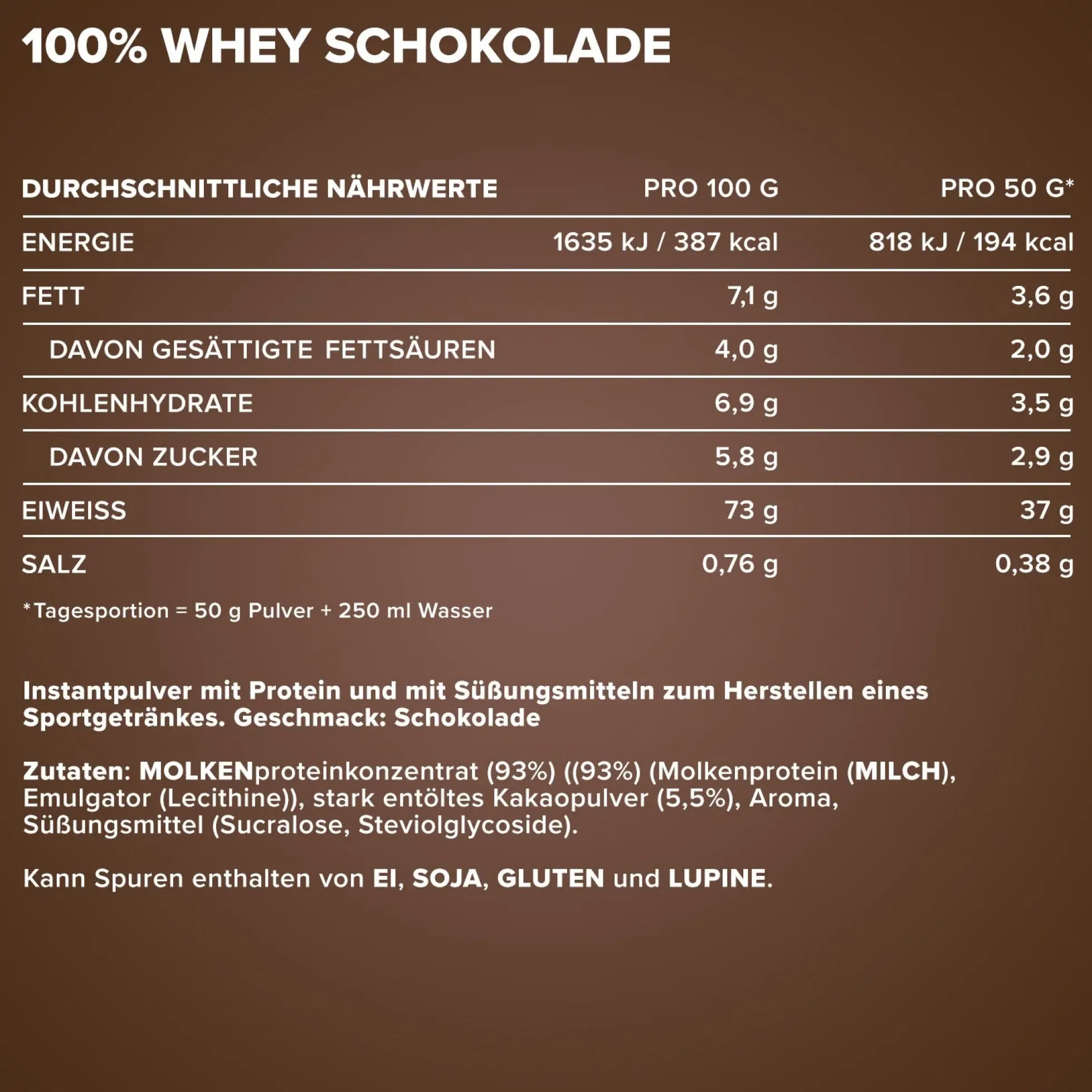 100% Whey Protein (900g)