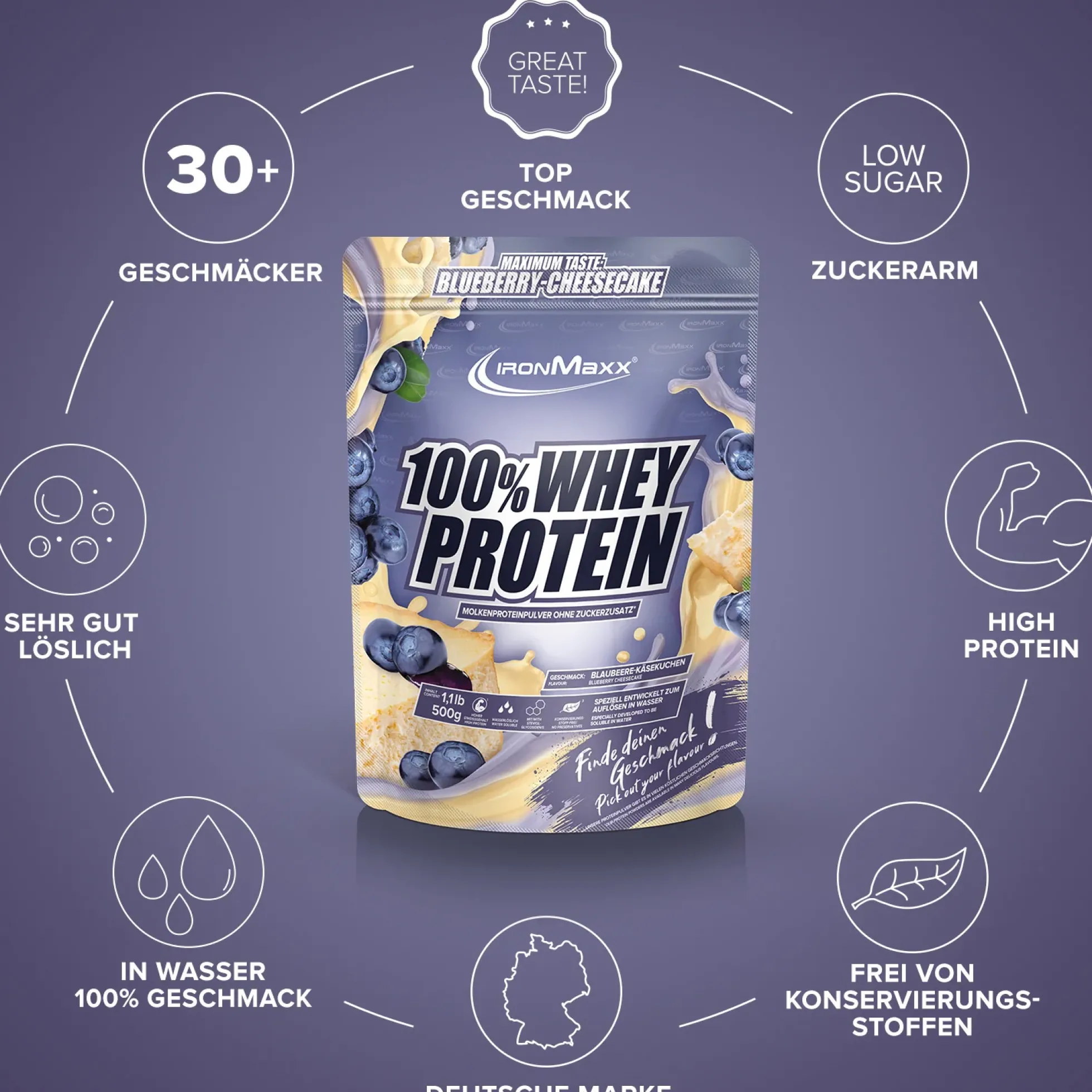 100% Whey Protein (500g)
