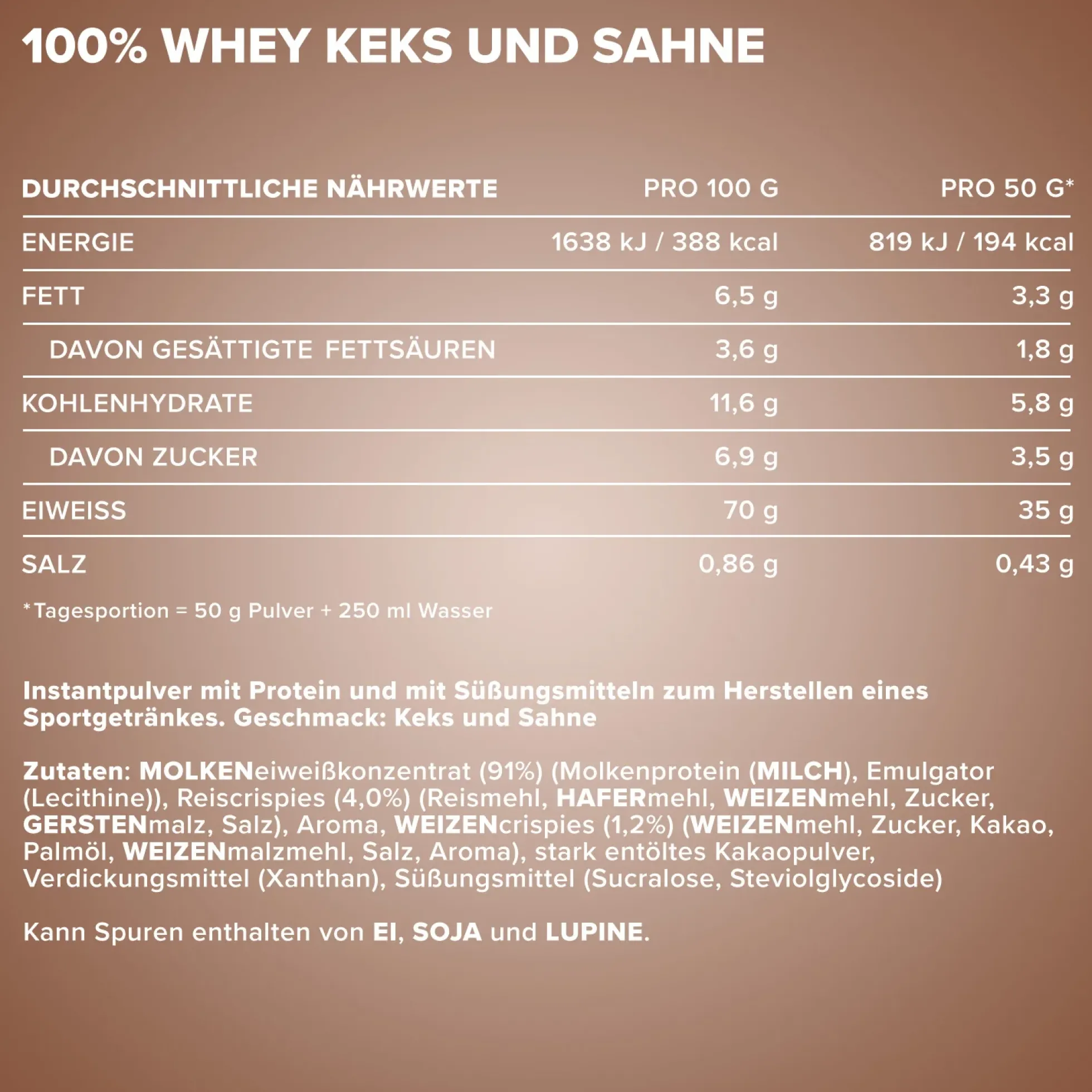 100% Whey Protein (900g)