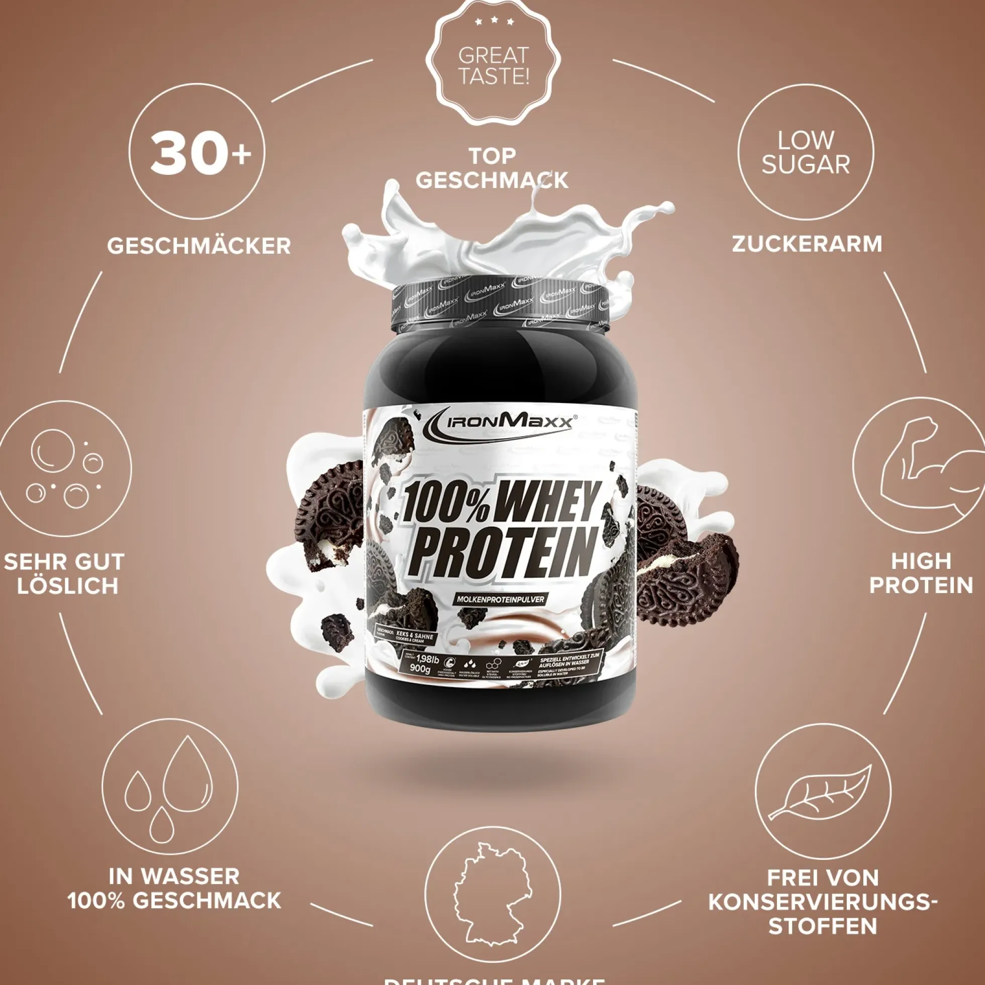 100% Whey Protein (900g)
