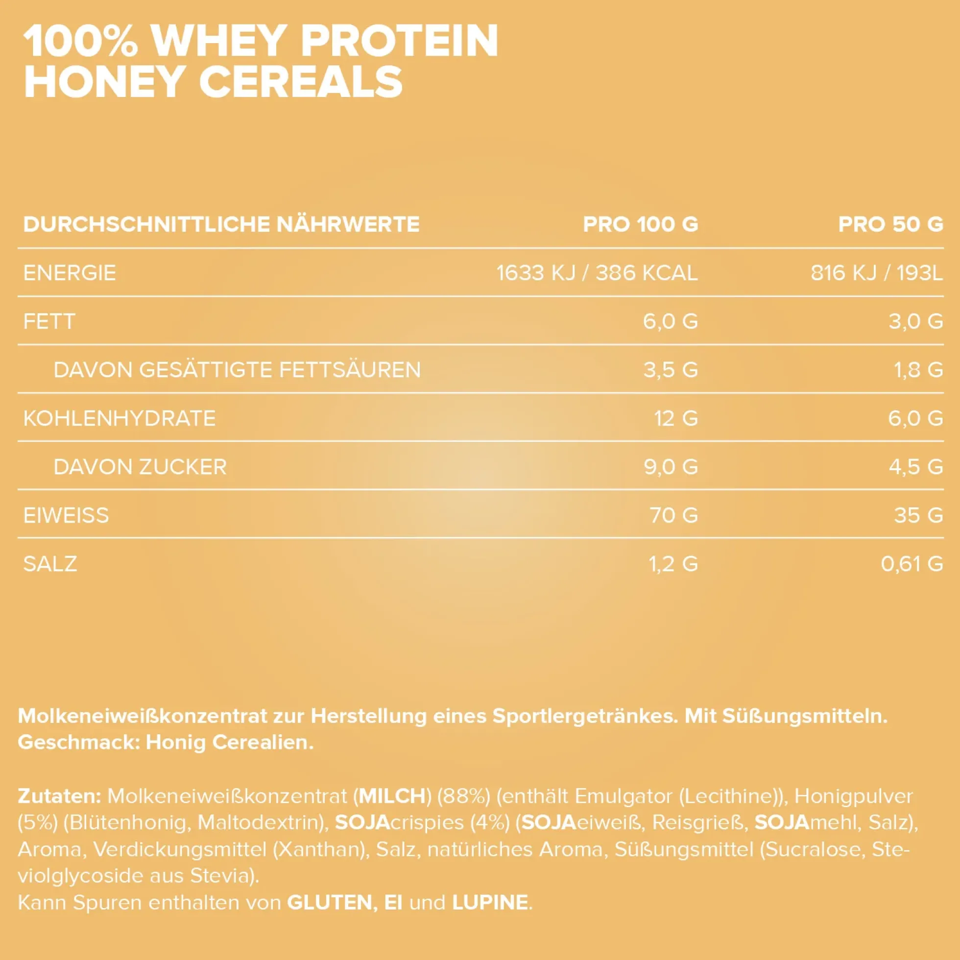 100% Whey Protein (500g)