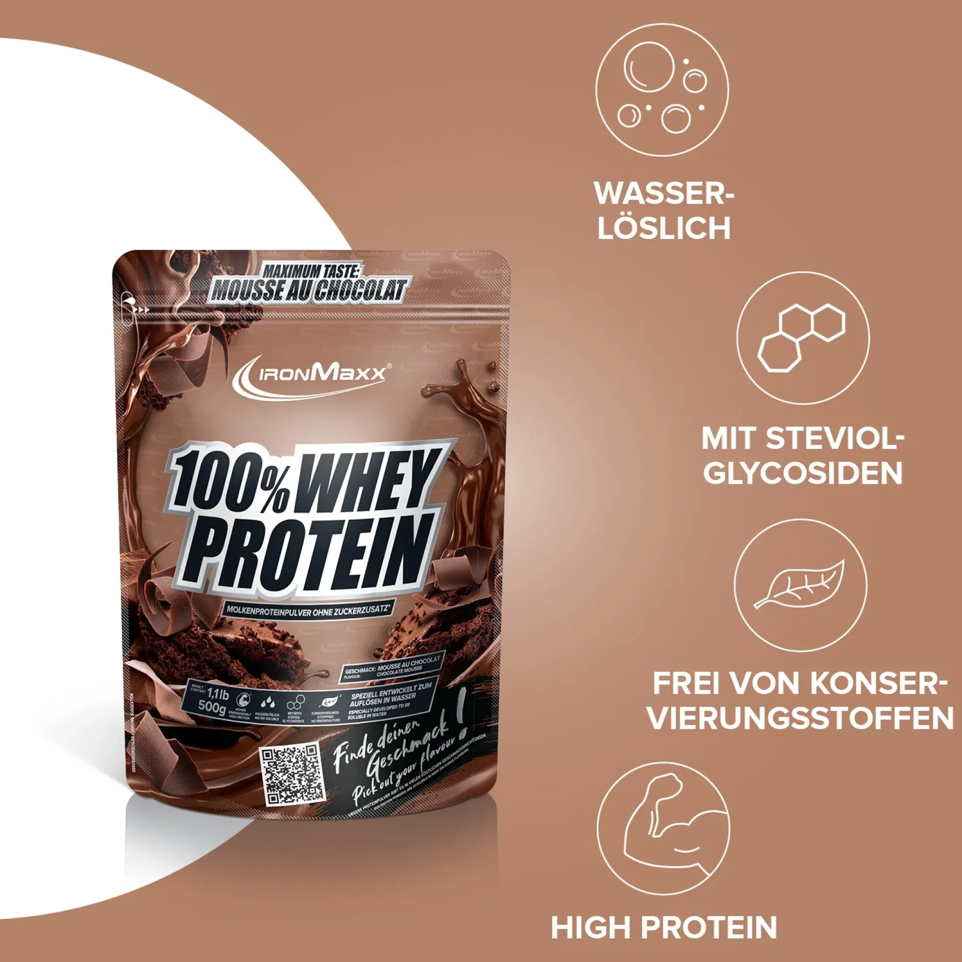 100% Whey Protein (500g)