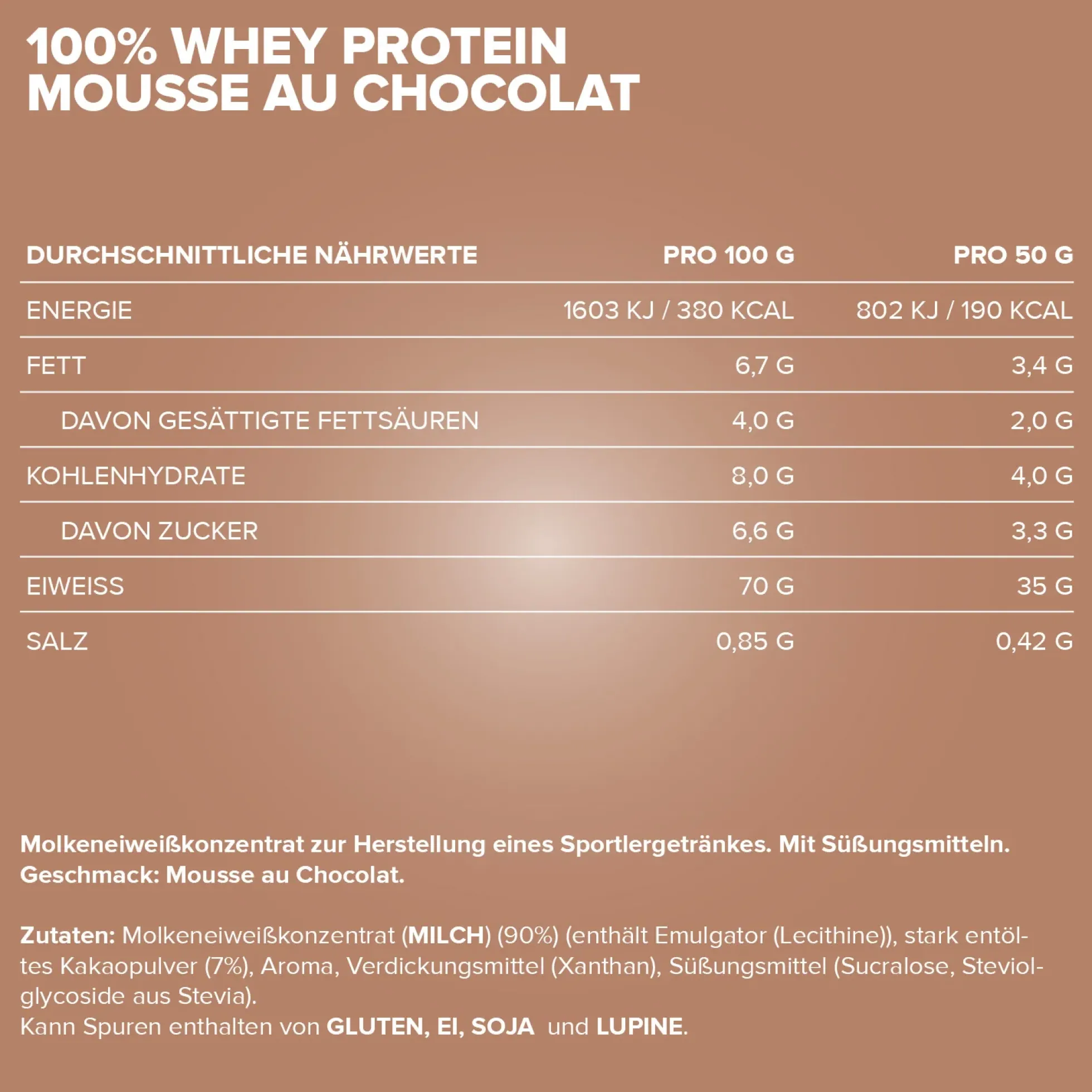 100% Whey Protein (500g)