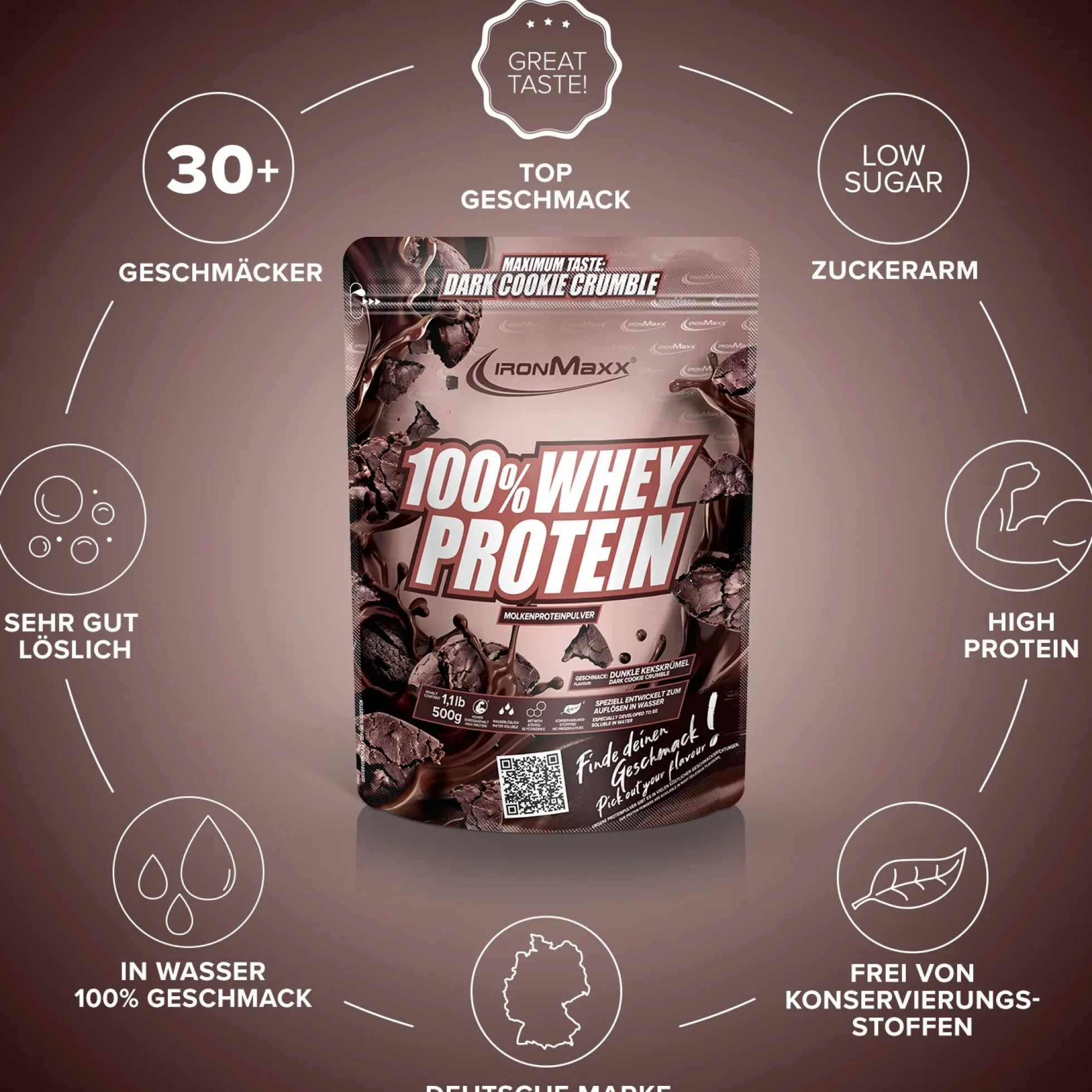 100% Whey Protein (500g)