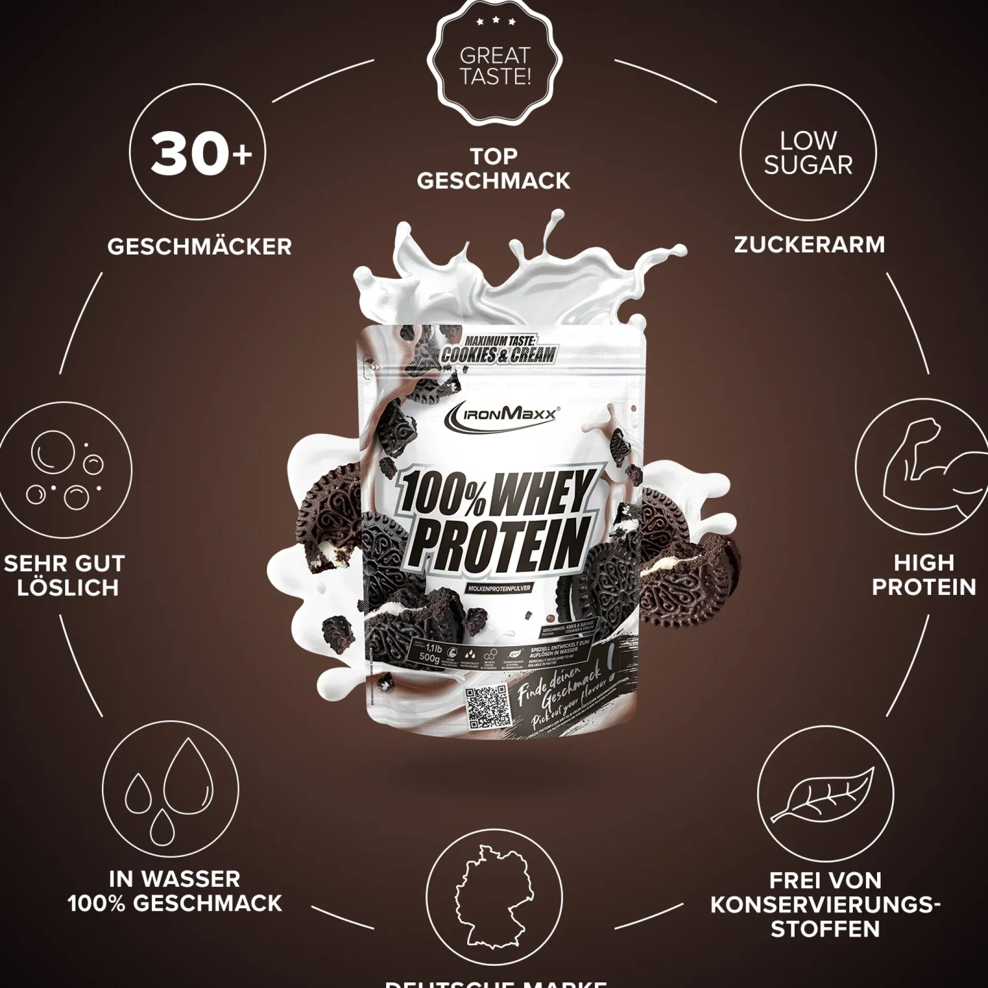 100% Whey Protein (500g)