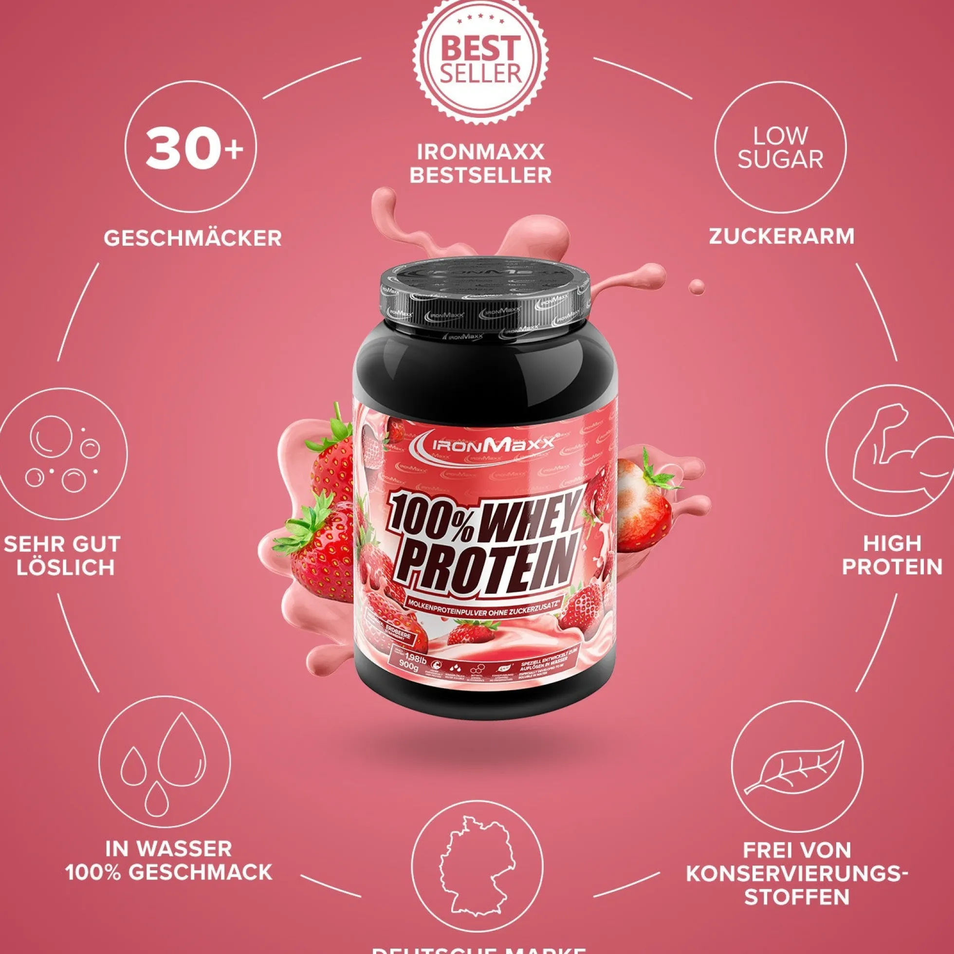 100% Whey Protein (900g)