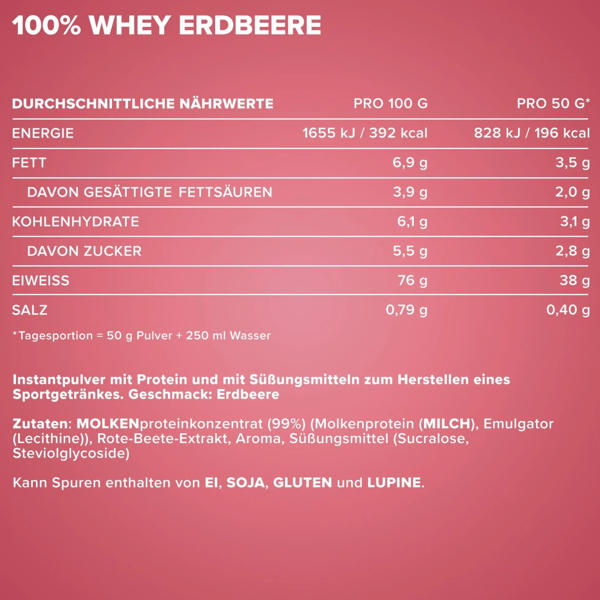 100% Whey Protein (900g)