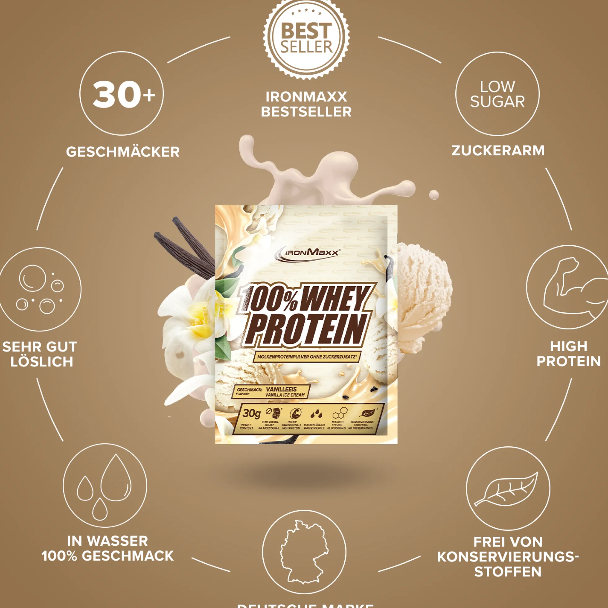100% Whey Protein (10x30g)